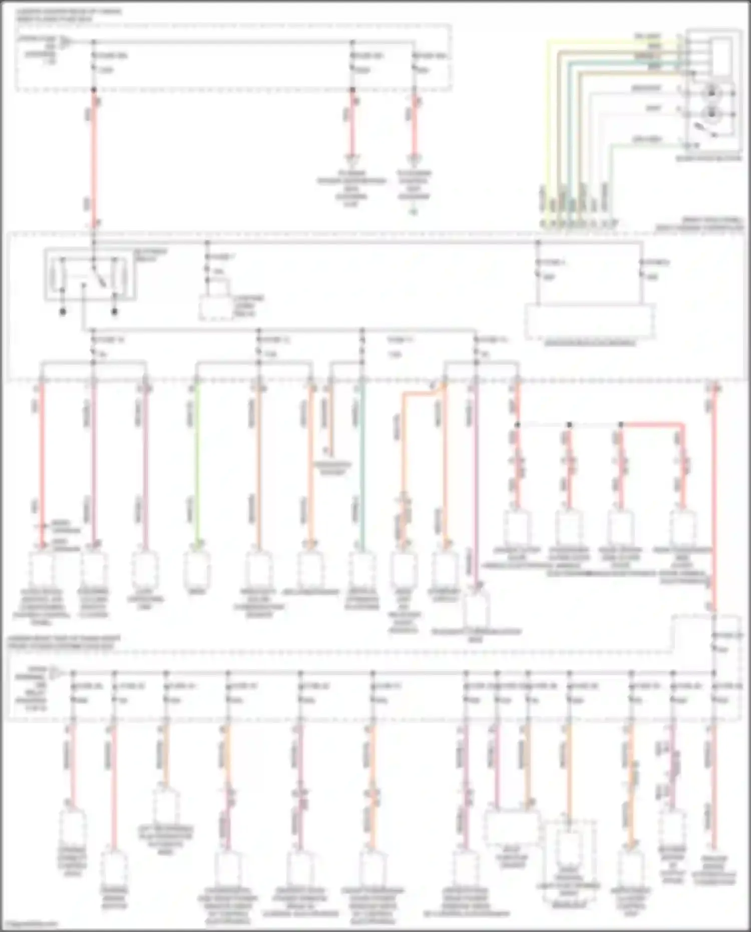 Wiring diagram fuse 32 for BMW X3 G01 (2017-2021) (3 of 4)