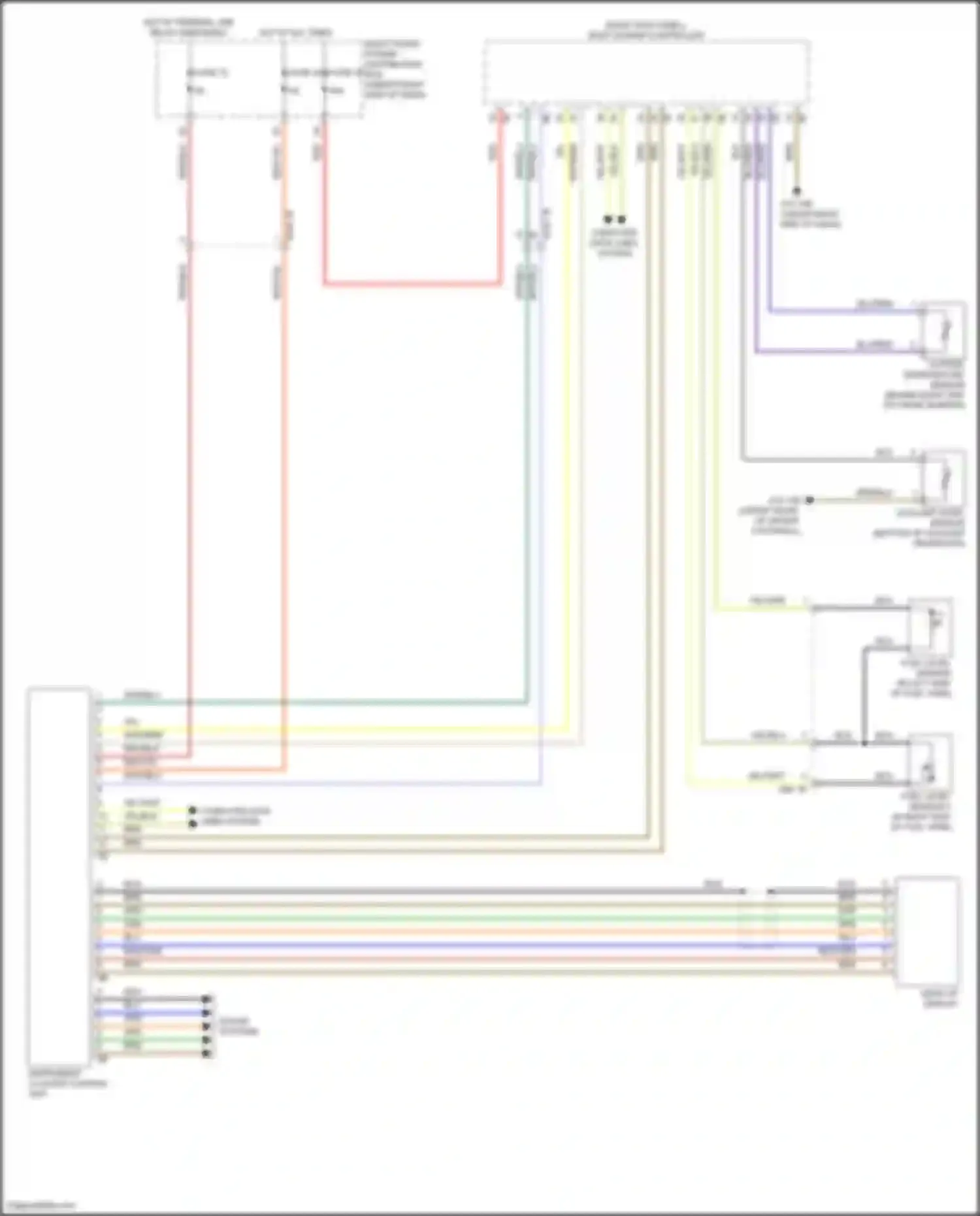 Wiring diagram fuse 73 for BMW X3 G01 (2017-2021) (1 of 2)