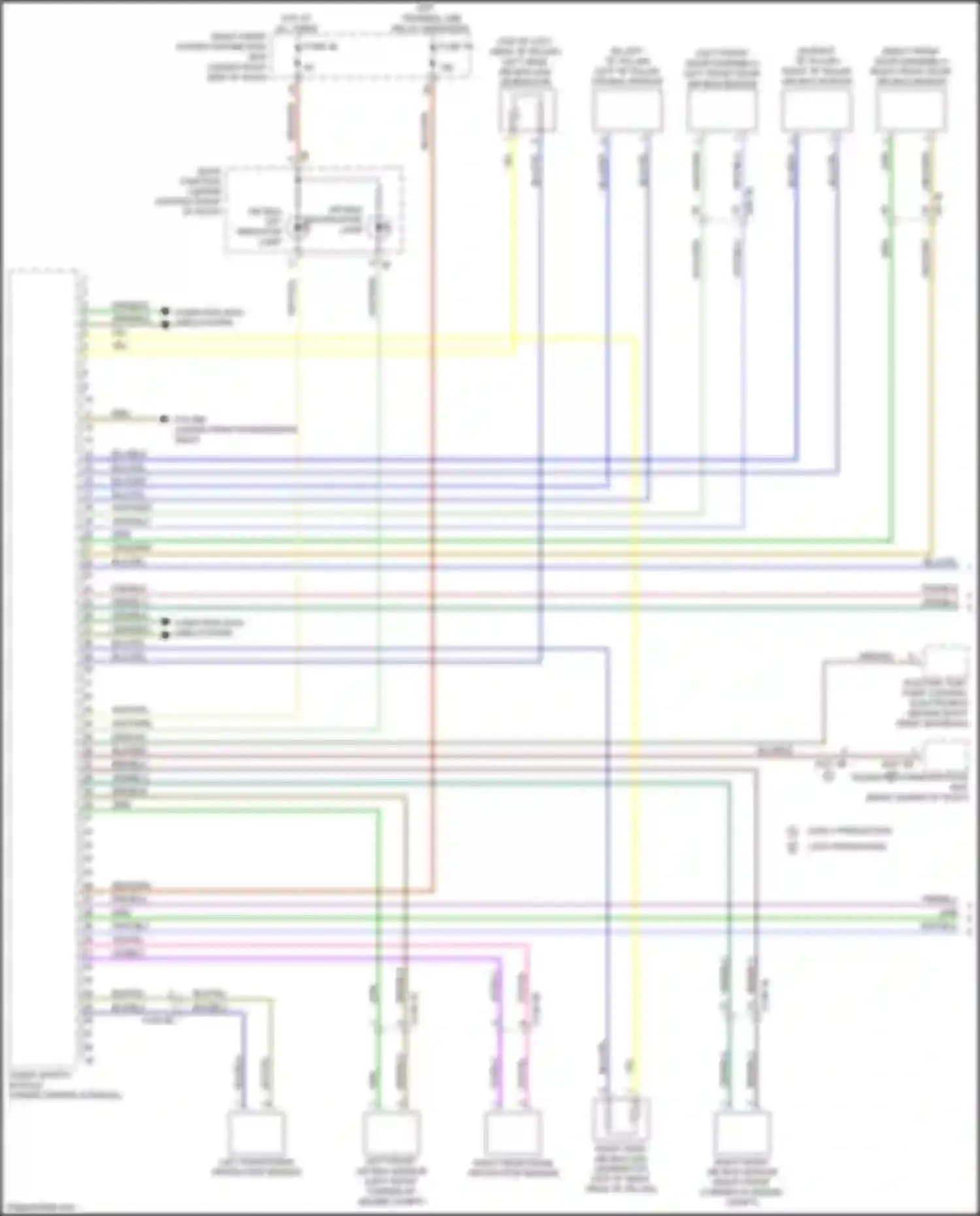 Wiring diagram fuse 75 for BMW X3 G01 (2017-2021) (2 of 2)