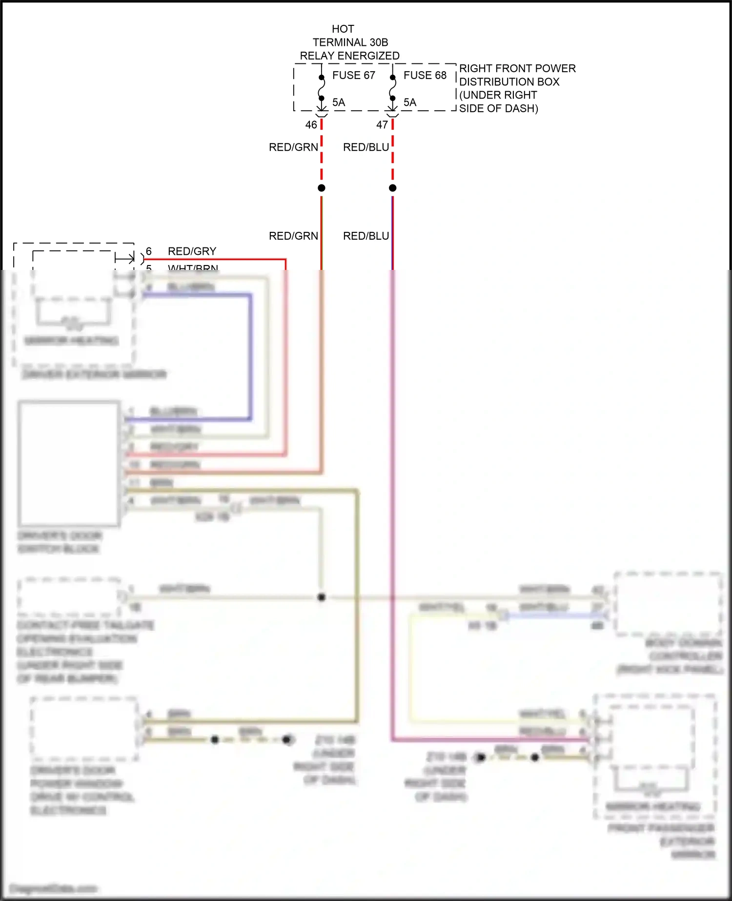 Wiring diagram hot w/ for BMW X3 G01 (2017-2021) (4 of 37)