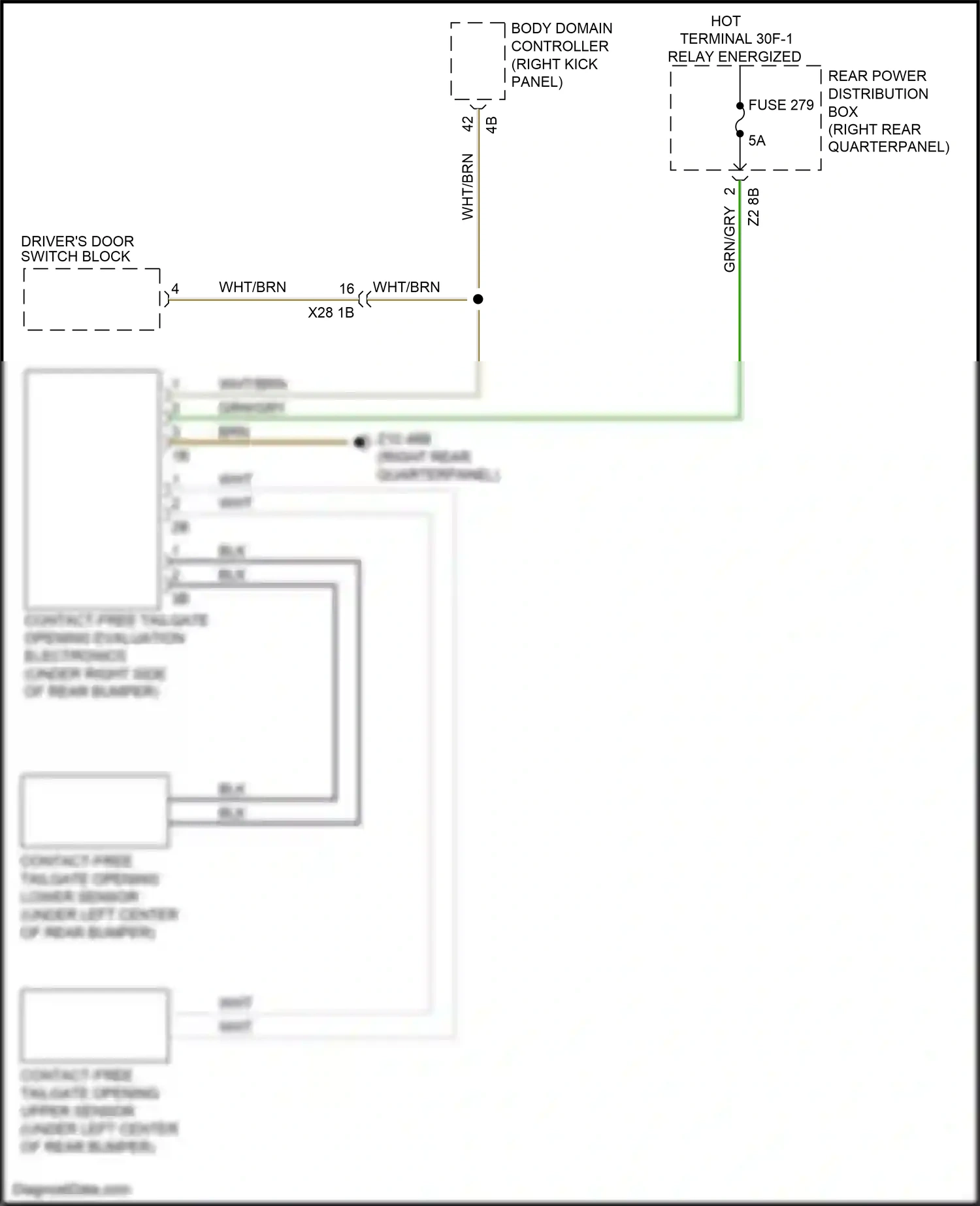 Wiring diagram hot w/ for BMW X3 G01 (2017-2021) (2 of 37)
