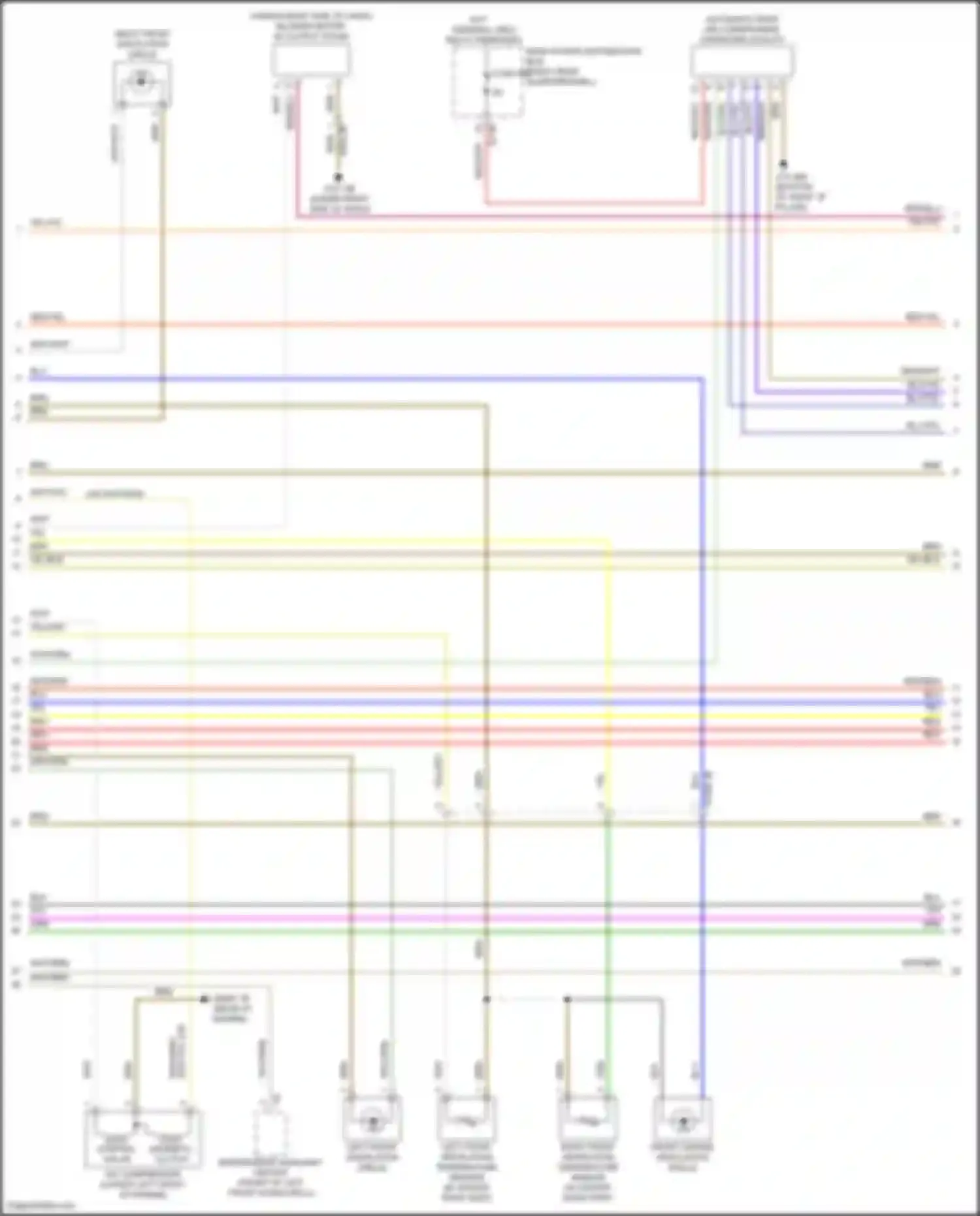 Wiring diagram independent auxiliary heater for BMW X3 G01 (2017-2021) (1 of 4)