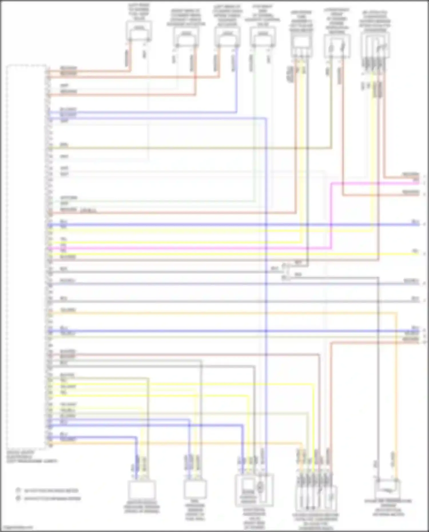 Wiring diagram intake air temperature sensor for BMW X3 G01 (2017-2021) (1 of 4)