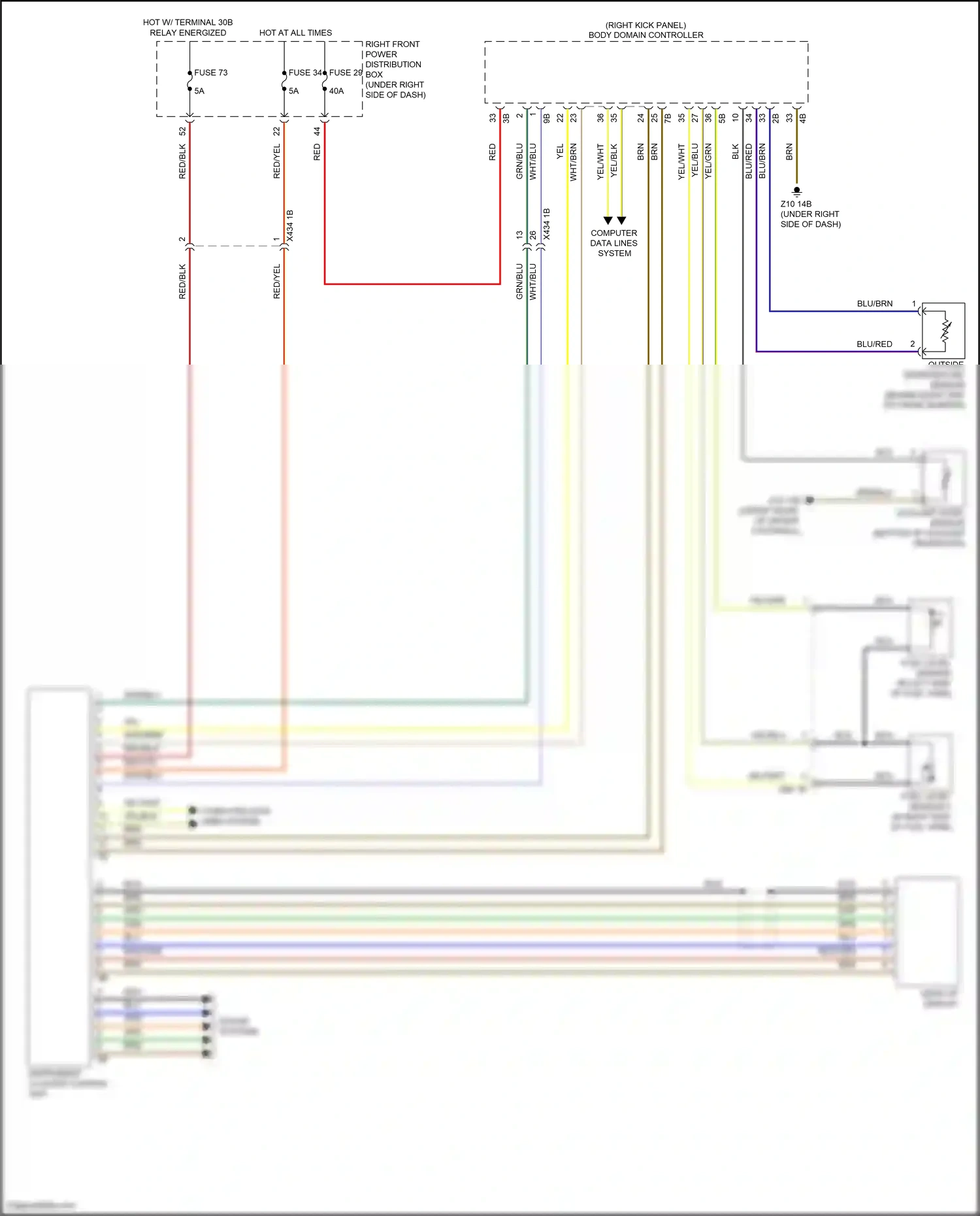 BMW X3 G01 (2017-2021) nca wiring diagram  (92 of 102)