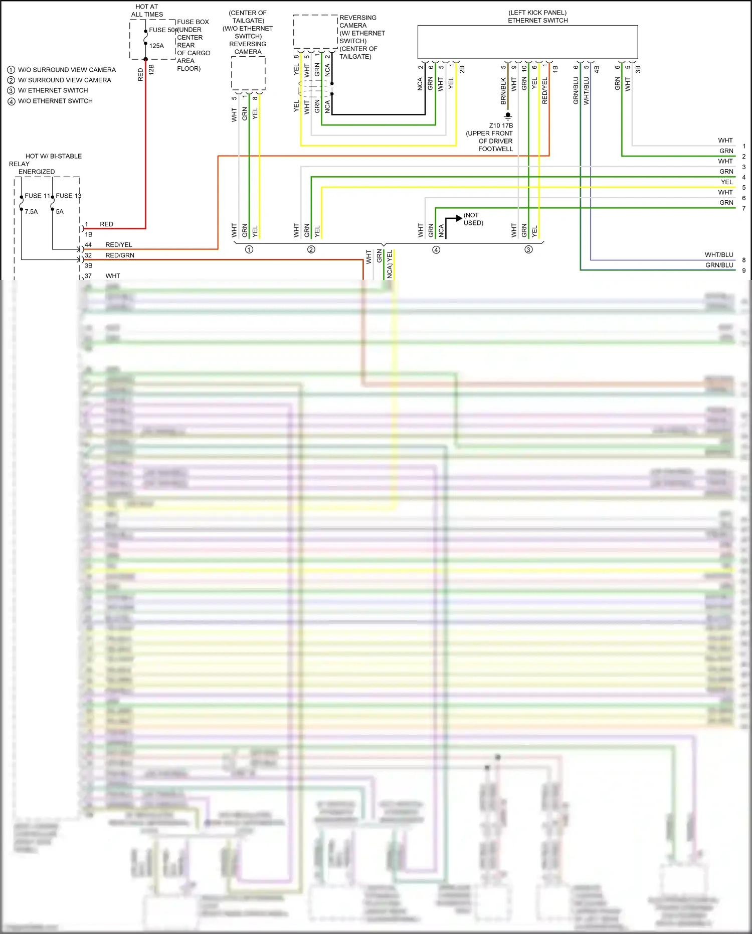 BMW X3 G01 (2017-2021) pnk/blu wiring diagram  (14 of 17)