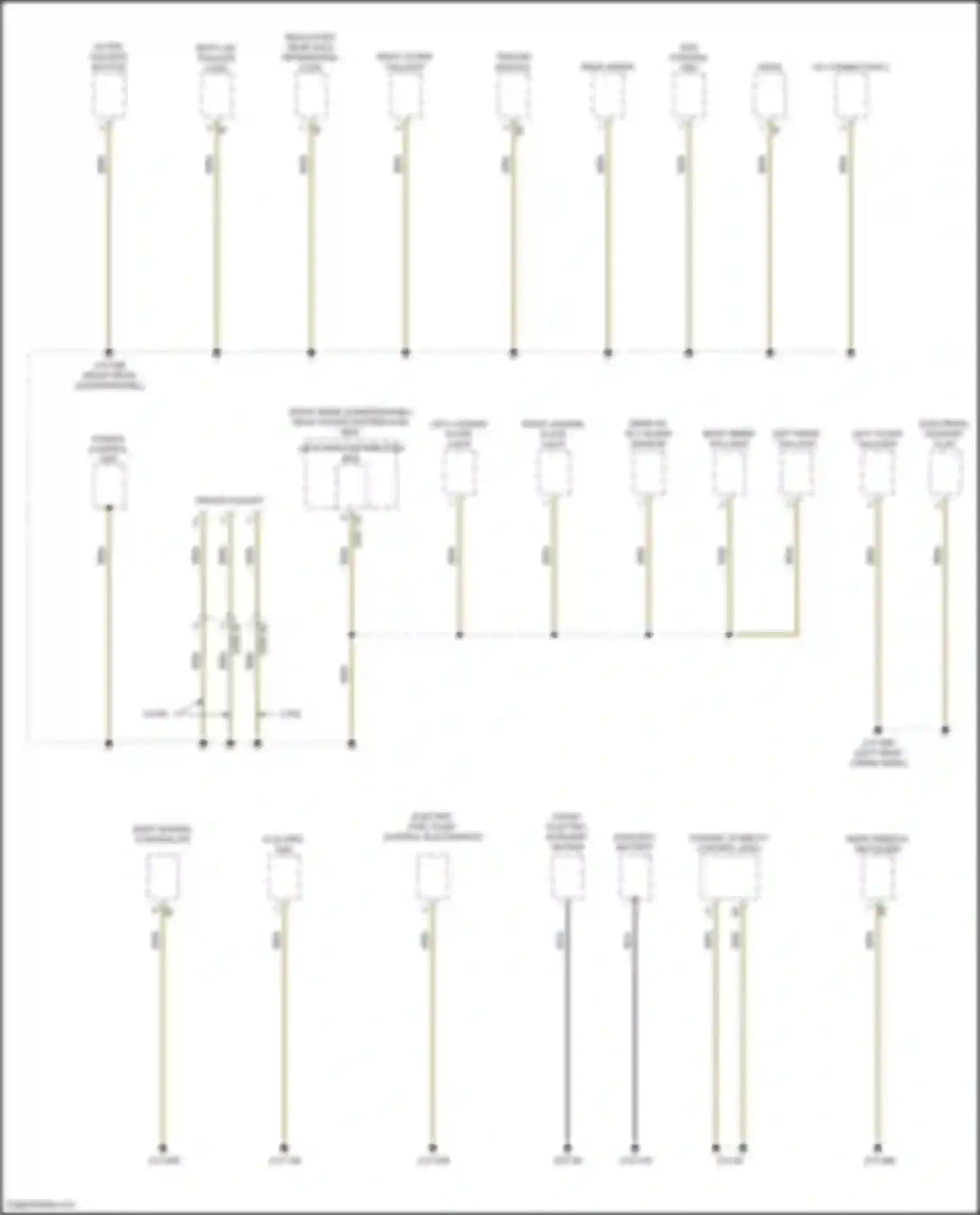 Wiring diagram rear wiper for BMW X3 G01 (2017-2021) (1 of 1)