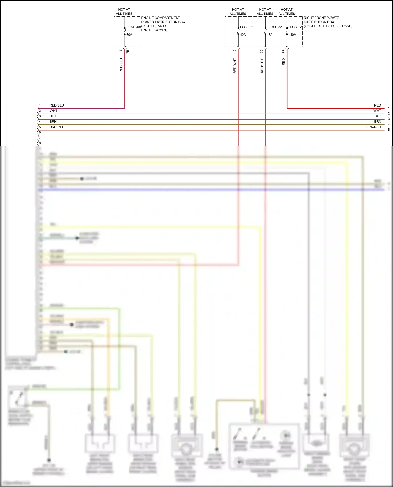 BMW X3 G01 (2017-2021) red/blu wiring diagram  (11 of 47)