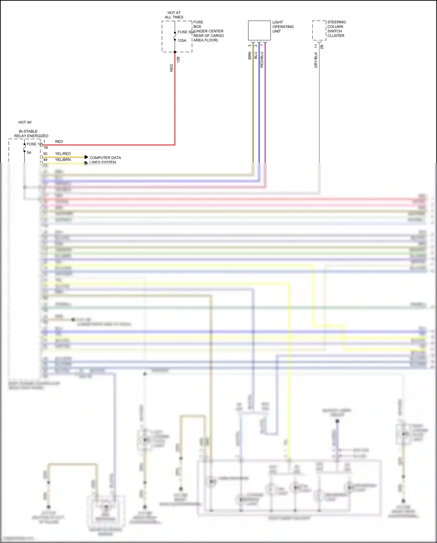 BMW X3 G01 (2017-2021) red/blu wiring diagram  (43 of 47)