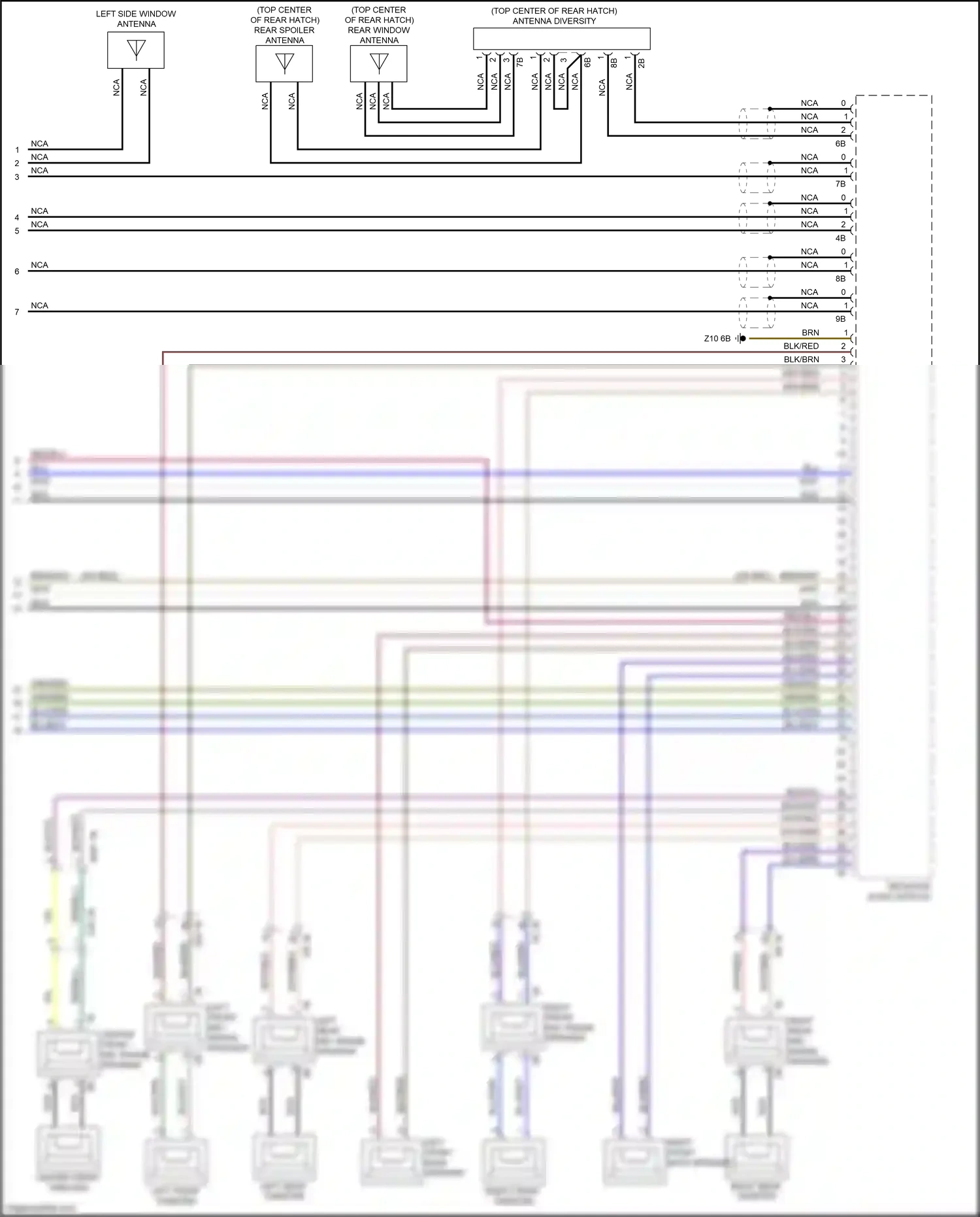 BMW X3 G01 (2017-2021) red/blu wiring diagram  (38 of 47)