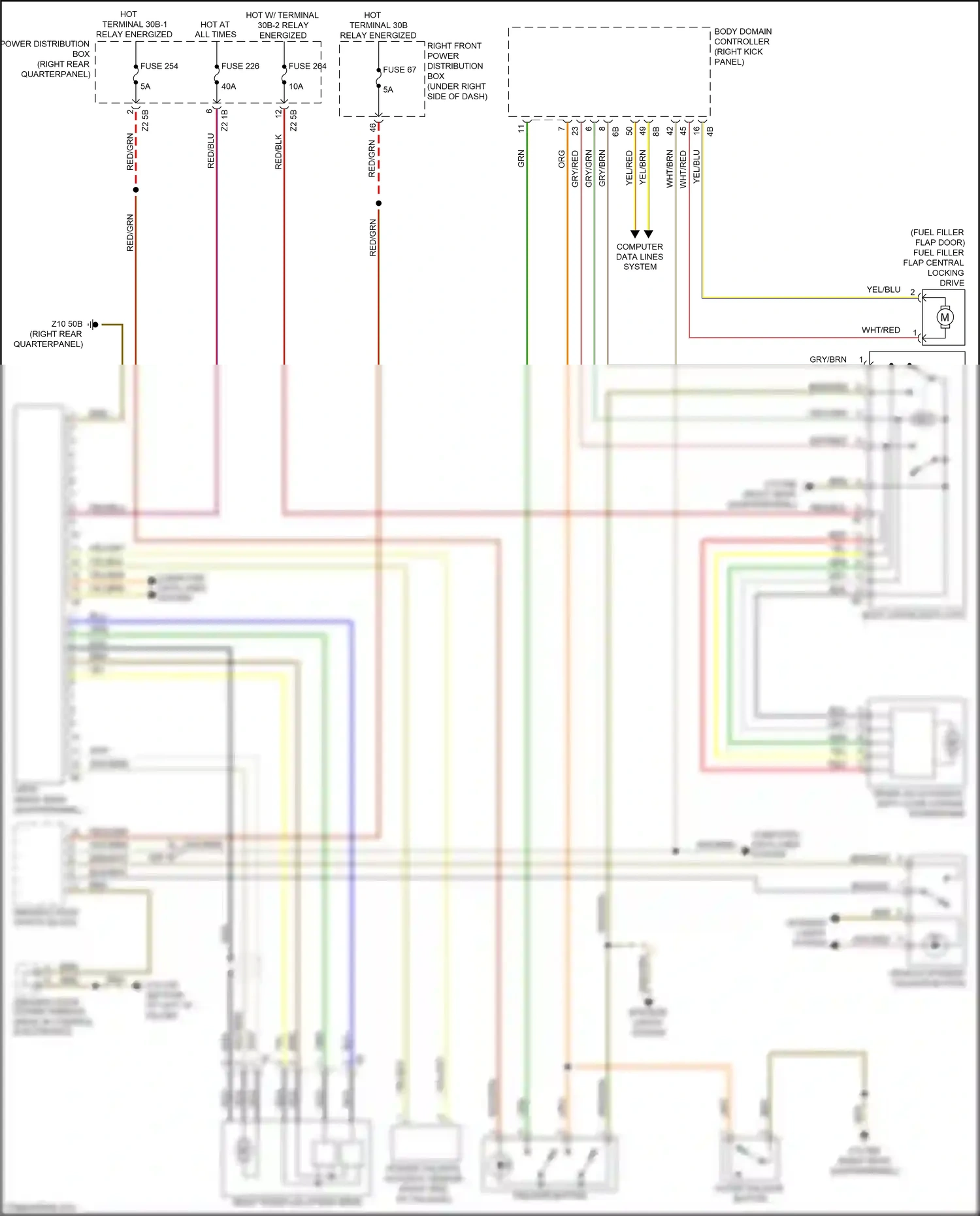 BMW X3 G01 (2017-2021) red/blu wiring diagram  (20 of 47)