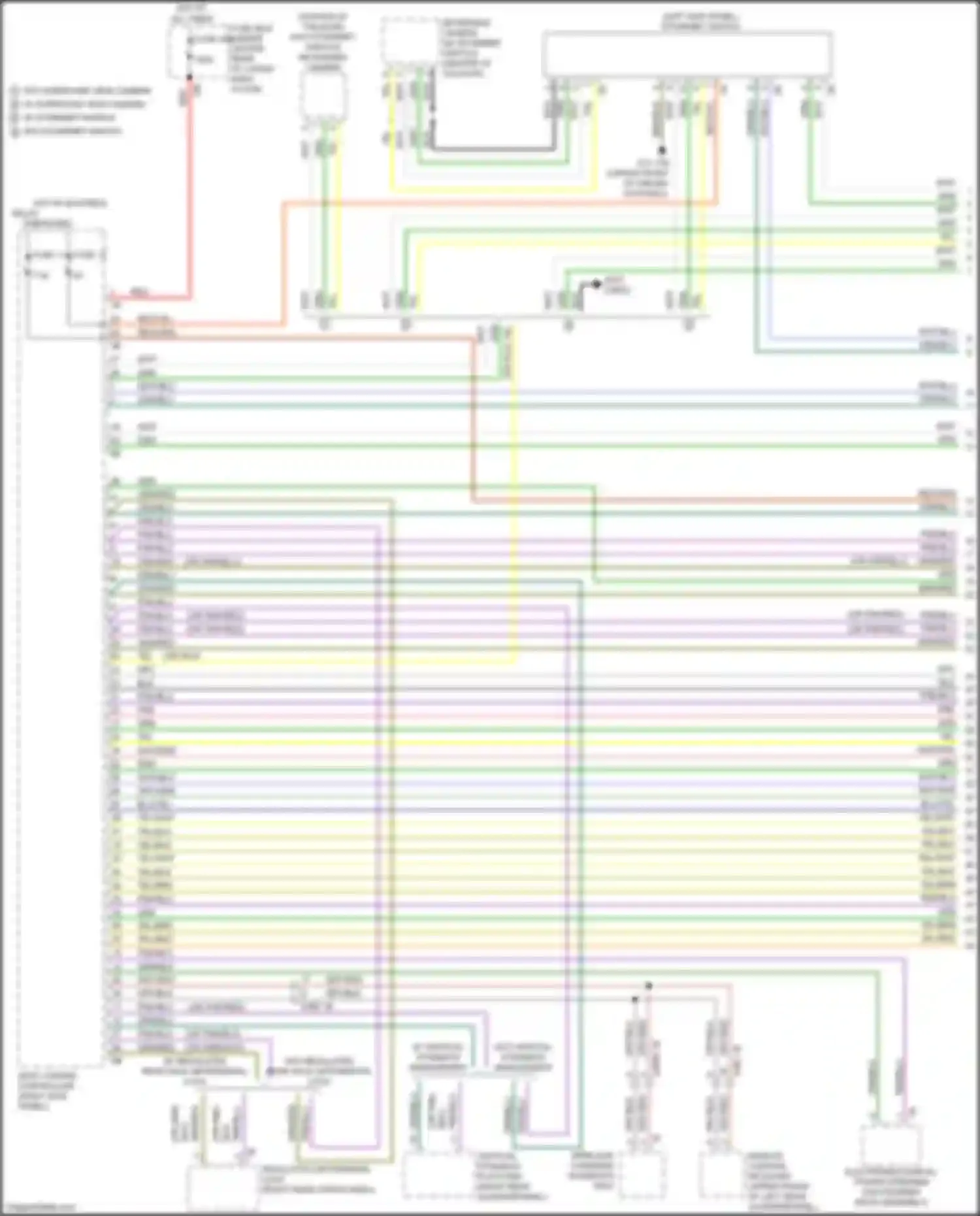 Wiring diagram remote control receiver for BMW X3 G01 (2017-2021) (2 of 5)