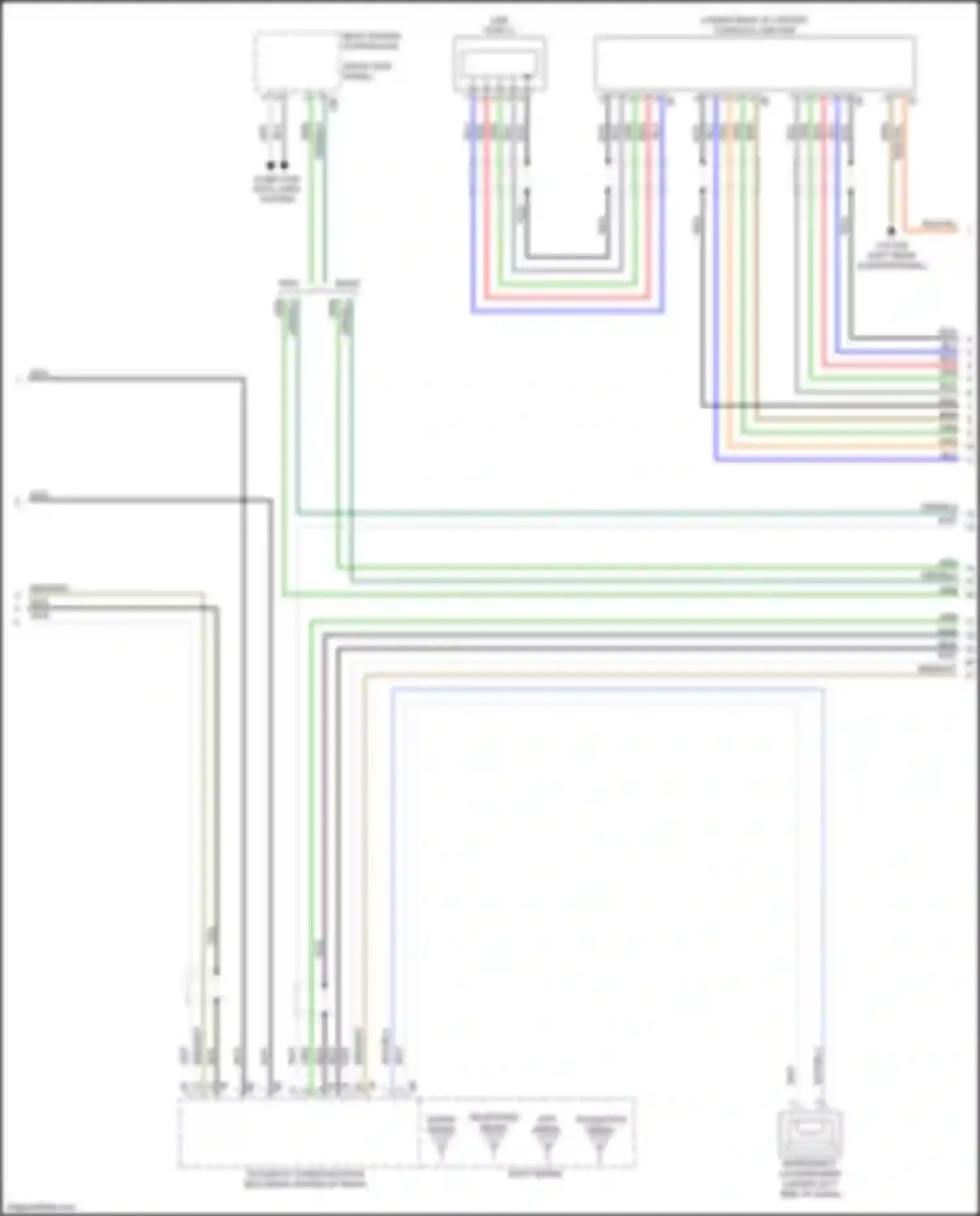 Wiring diagram sdars aerial for BMW X3 G01 (2017-2021) (2 of 16)