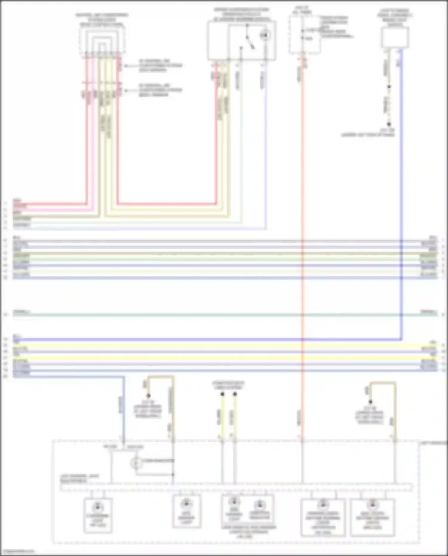 Wiring diagram side marker light for BMW X3 G01 (2017-2021) (1 of 2)