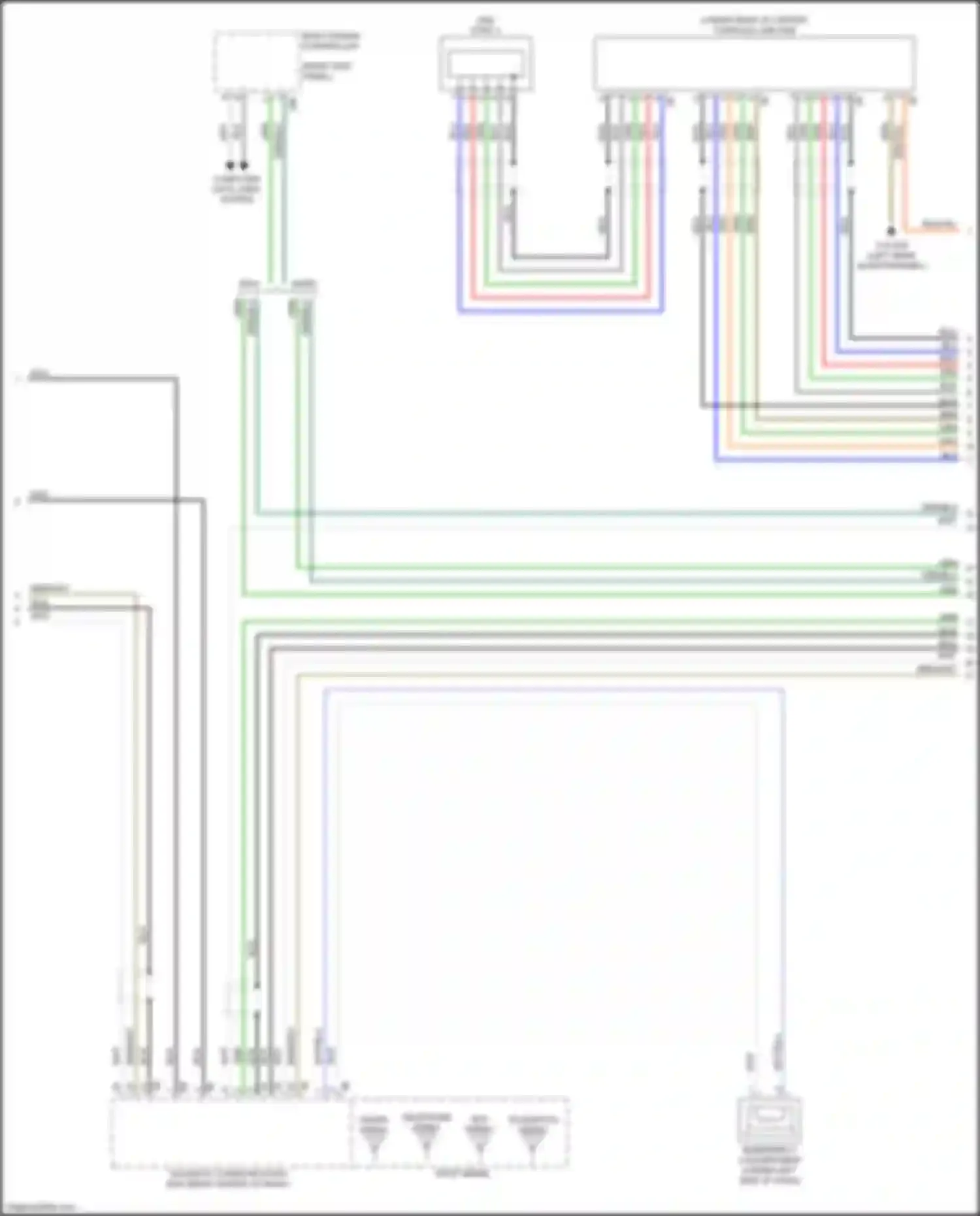 Wiring diagram telematics aerial for BMW X3 G01 (2017-2021) (2 of 8)
