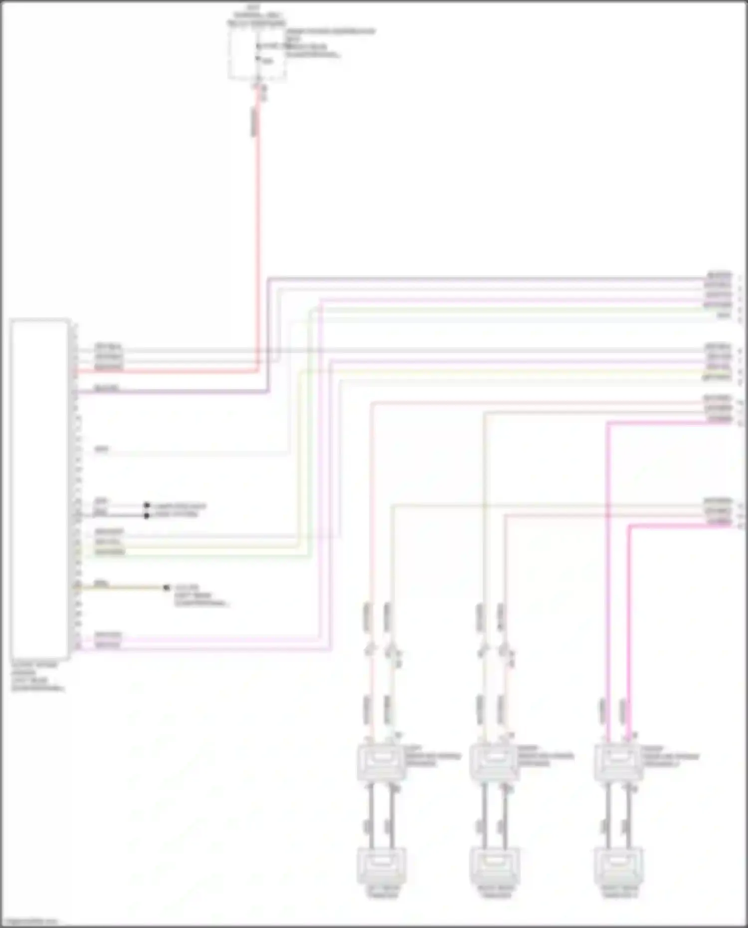 Wiring diagram vio/brn for BMW X3 G01 (2017-2021) (9 of 12)