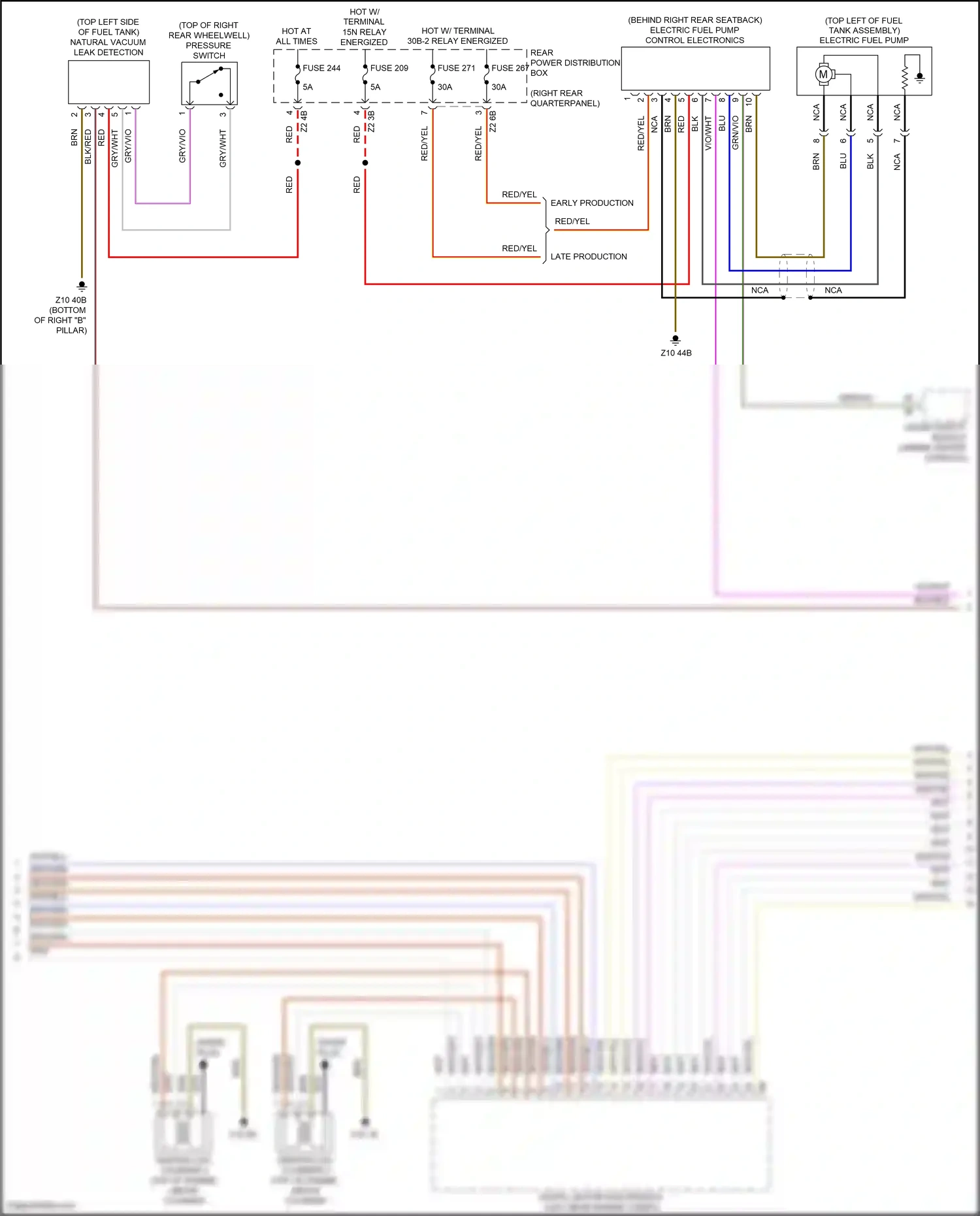 BMW X3 G01 (2017-2021) wht/blu wiring diagram  (57 of 58)