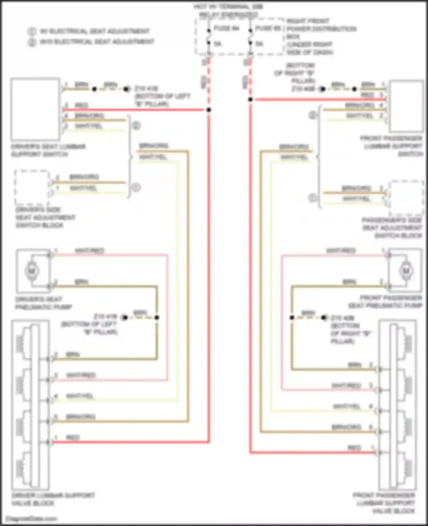 Wiring diagram wht/yel for BMW X3 G01 (2017-2021) (17 of 42)