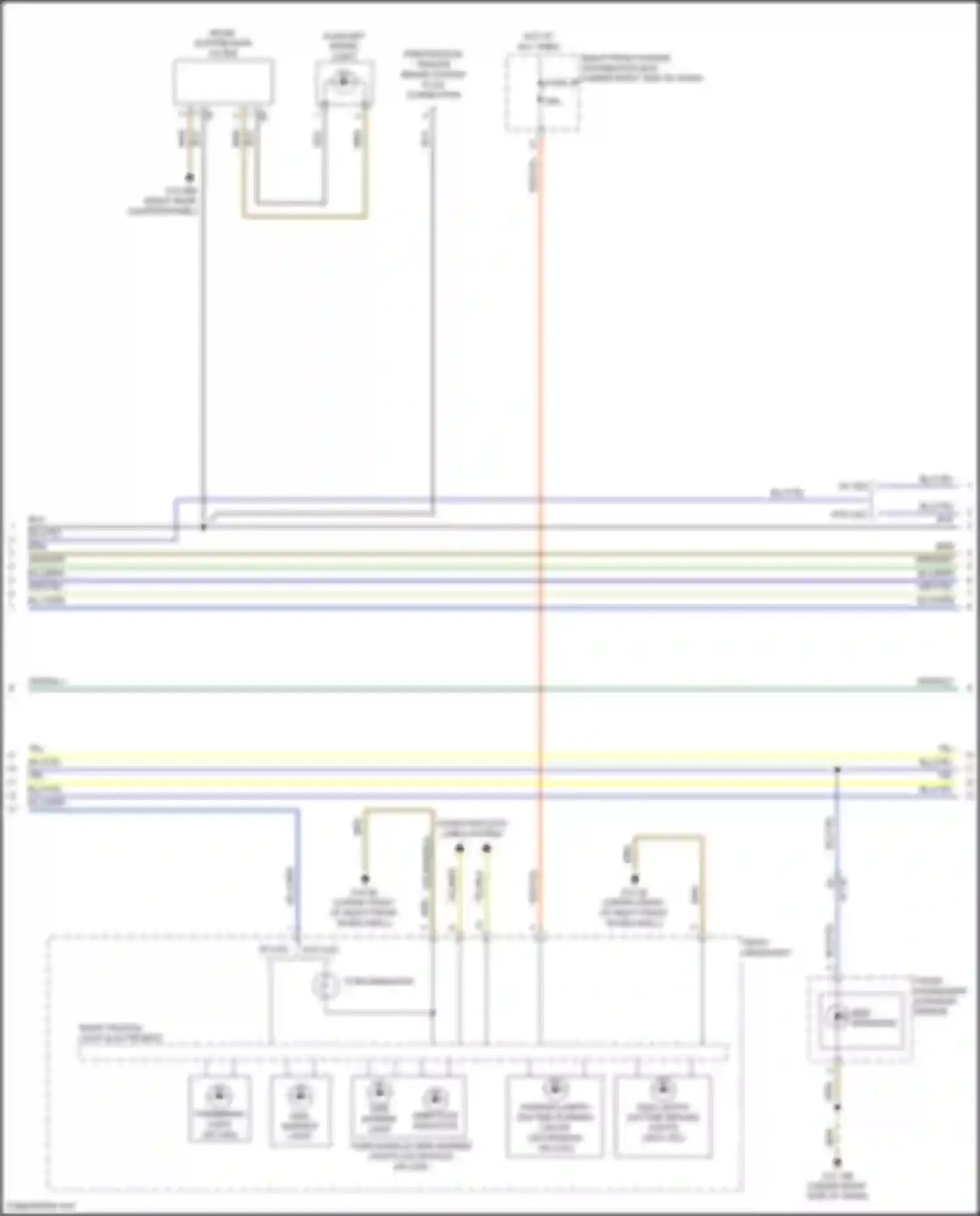Wiring diagram w/o led for BMW X3 G01 (2017-2021) (4 of 7)