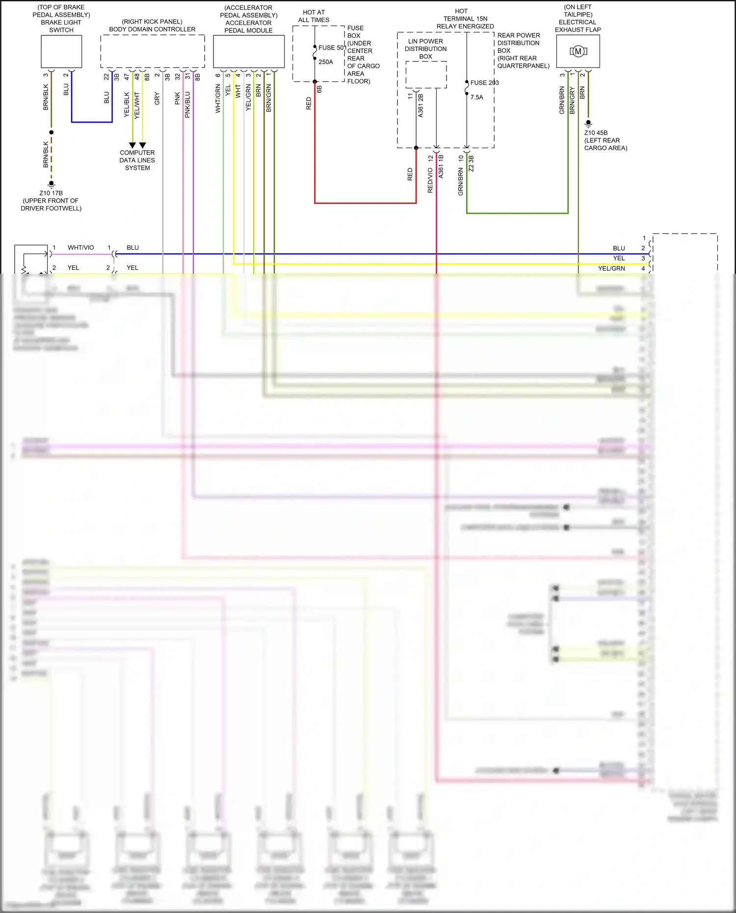 BMW X3 G01 (2017-2021) yel wiring diagram  (87 of 87)