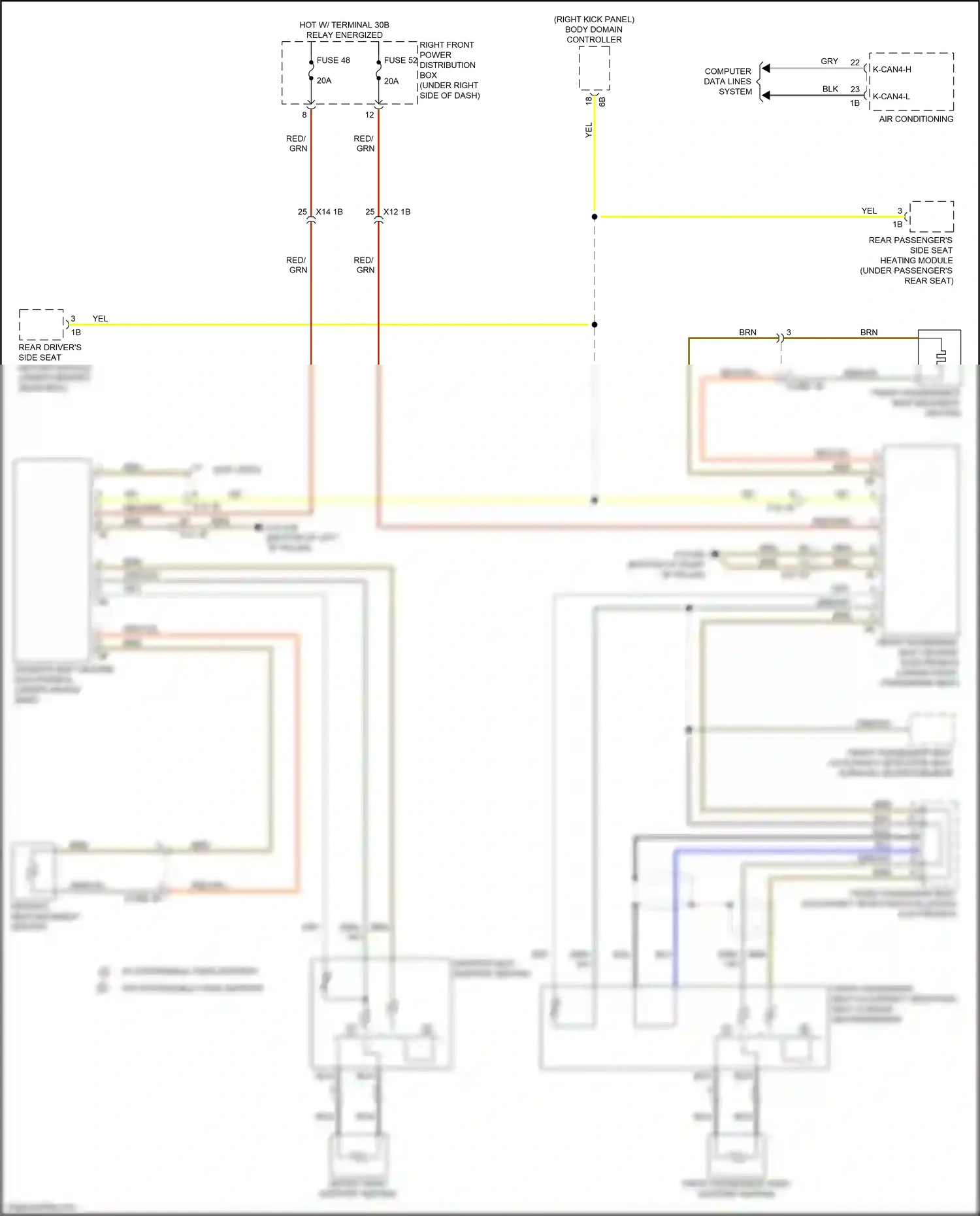 BMW X3 G01 (2017-2021) yel wiring diagram  (33 of 87)