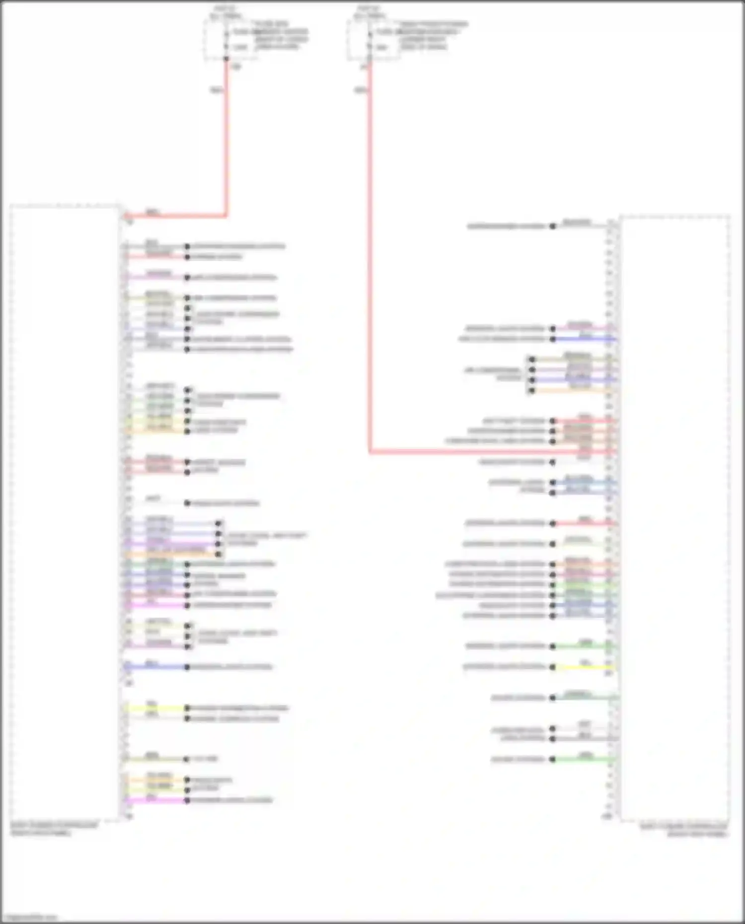 Wiring diagram yel/red for BMW X3 G01 (2017-2021) (1 of 37)