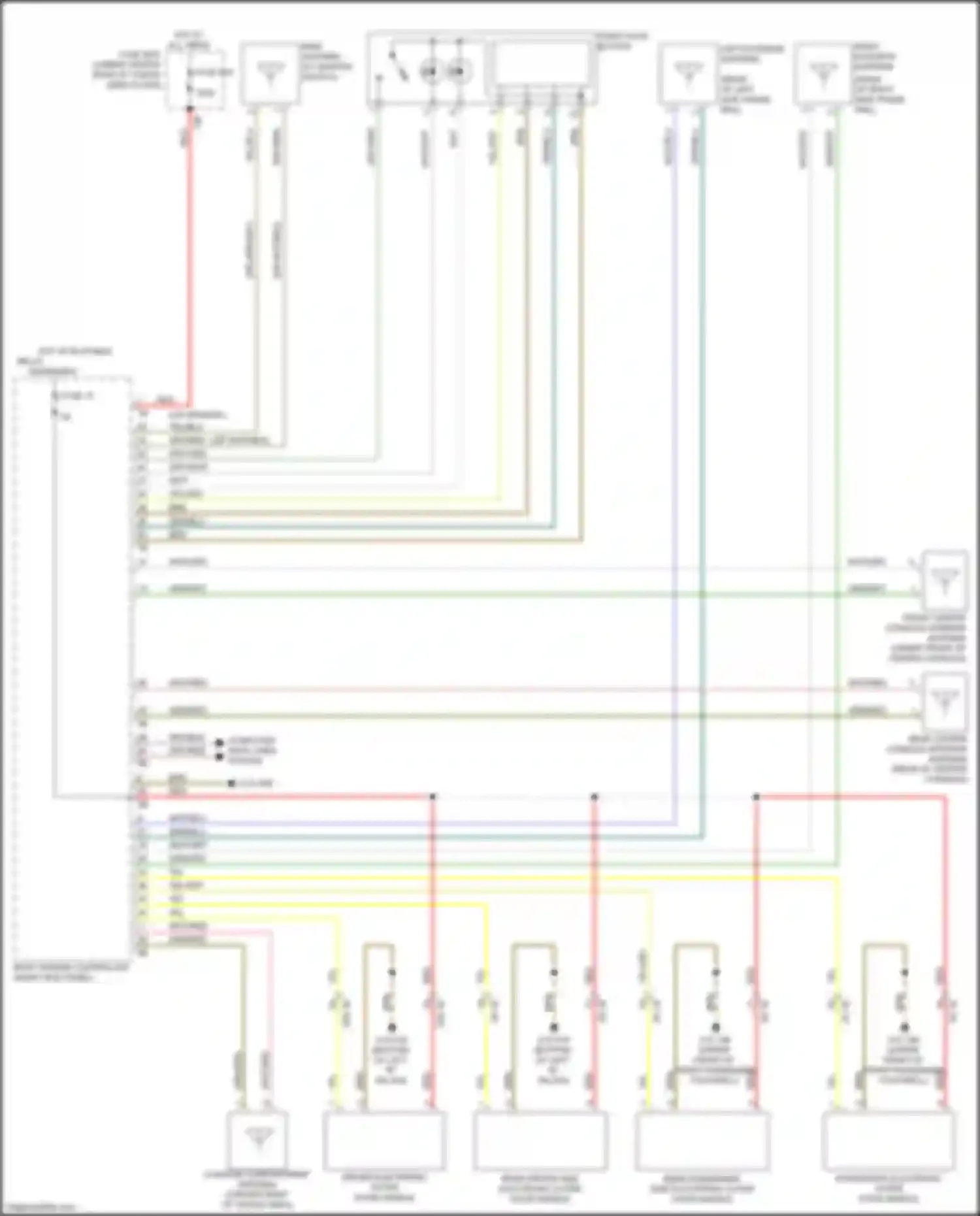 X4 M BMW F98 facelift (2021-2024): Access/start circuit