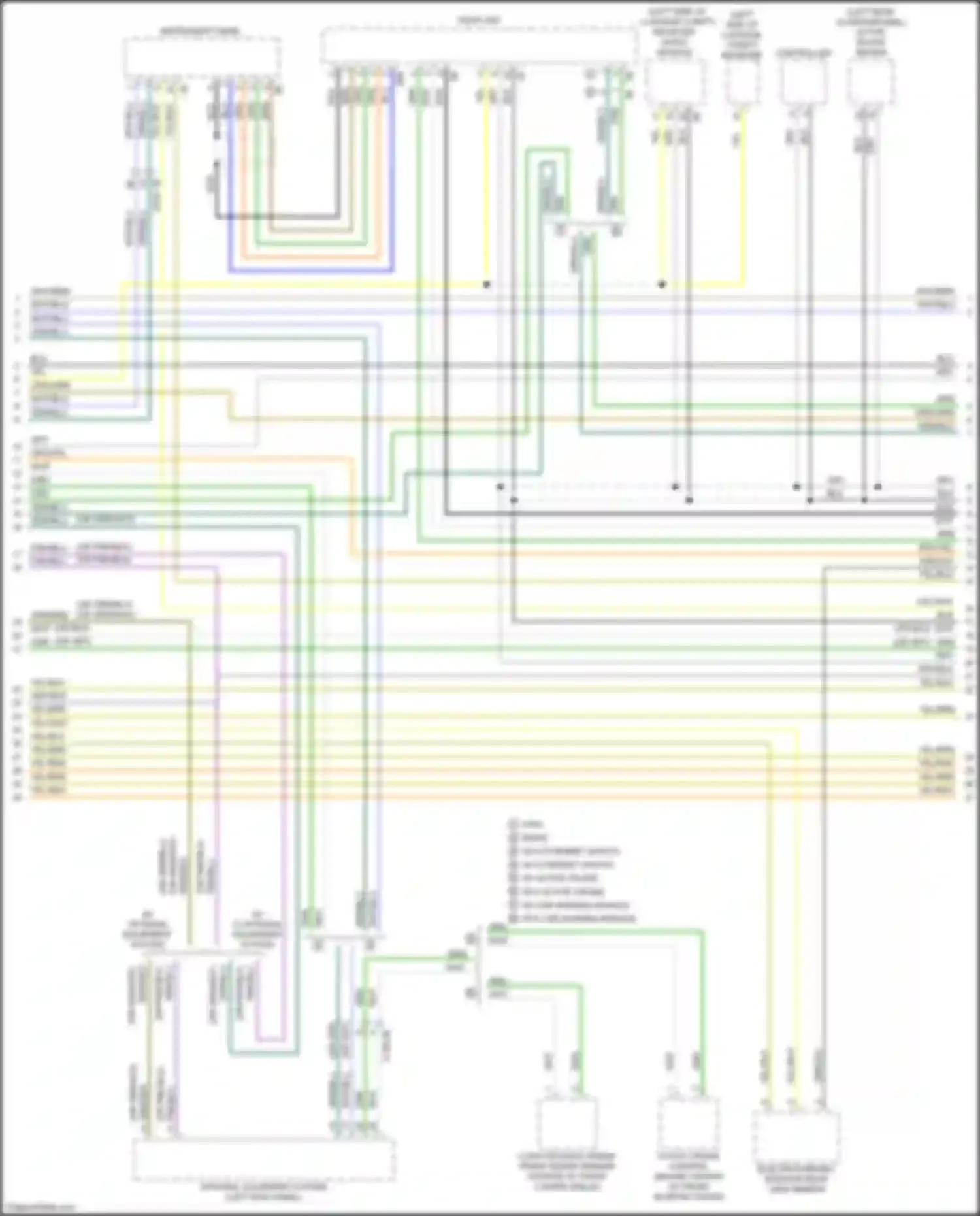 X4 M BMW F98 facelift (2021-2024): Computer data lines circuit (4 of 9)