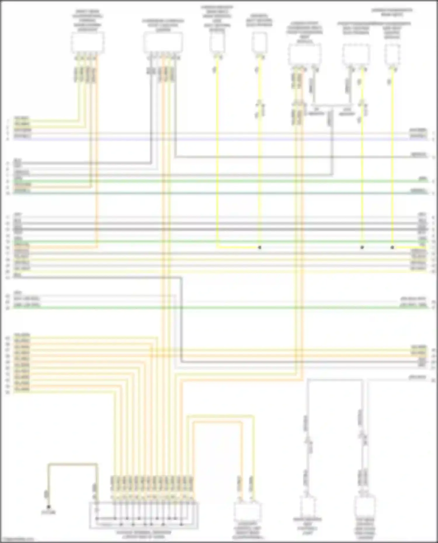 X4 M BMW F98 facelift (2021-2024): Computer data lines circuit (6 of 9)