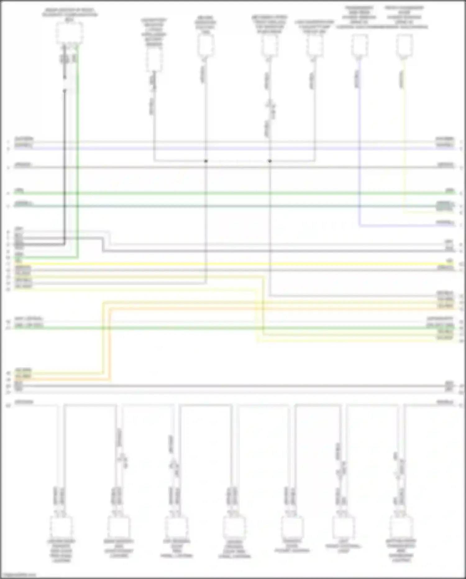 X4 M BMW F98 facelift (2021-2024): Computer data lines circuit (7 of 9)