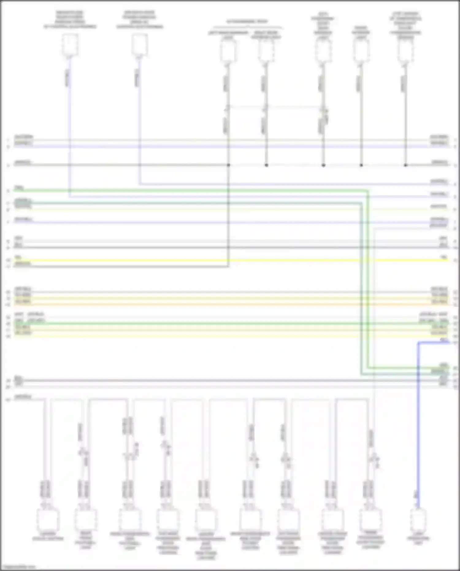 X4 M BMW F98 facelift (2021-2024): Computer data lines circuit (8 of 9)