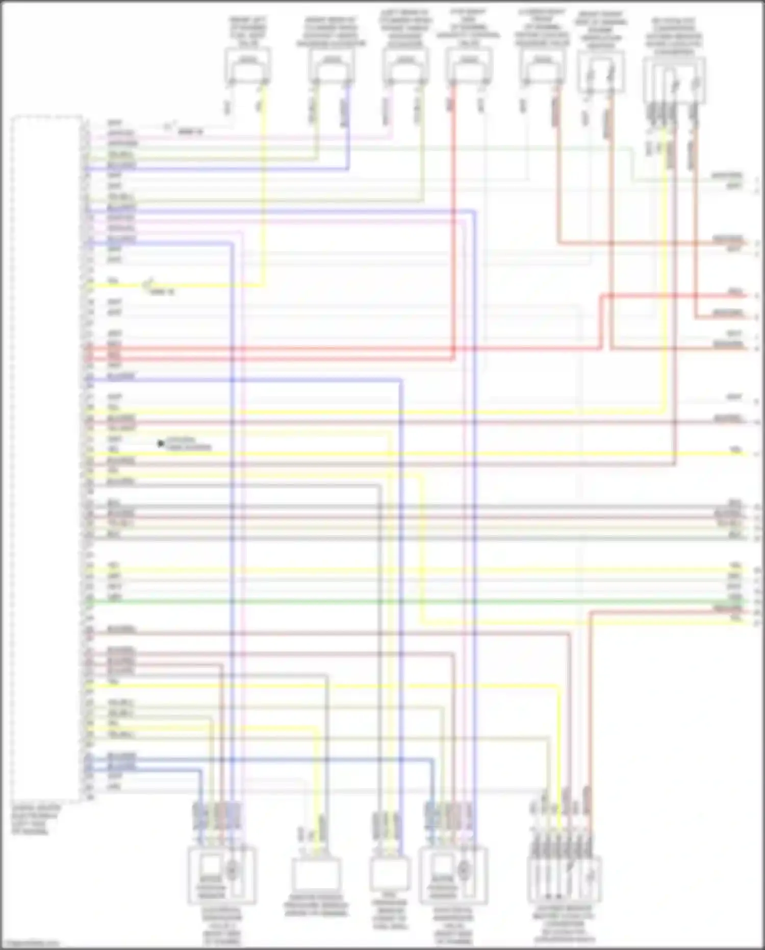 X4 M BMW F98 facelift (2021-2024): Wiring diagram engine performance 3.0l turbo (1 of 7)