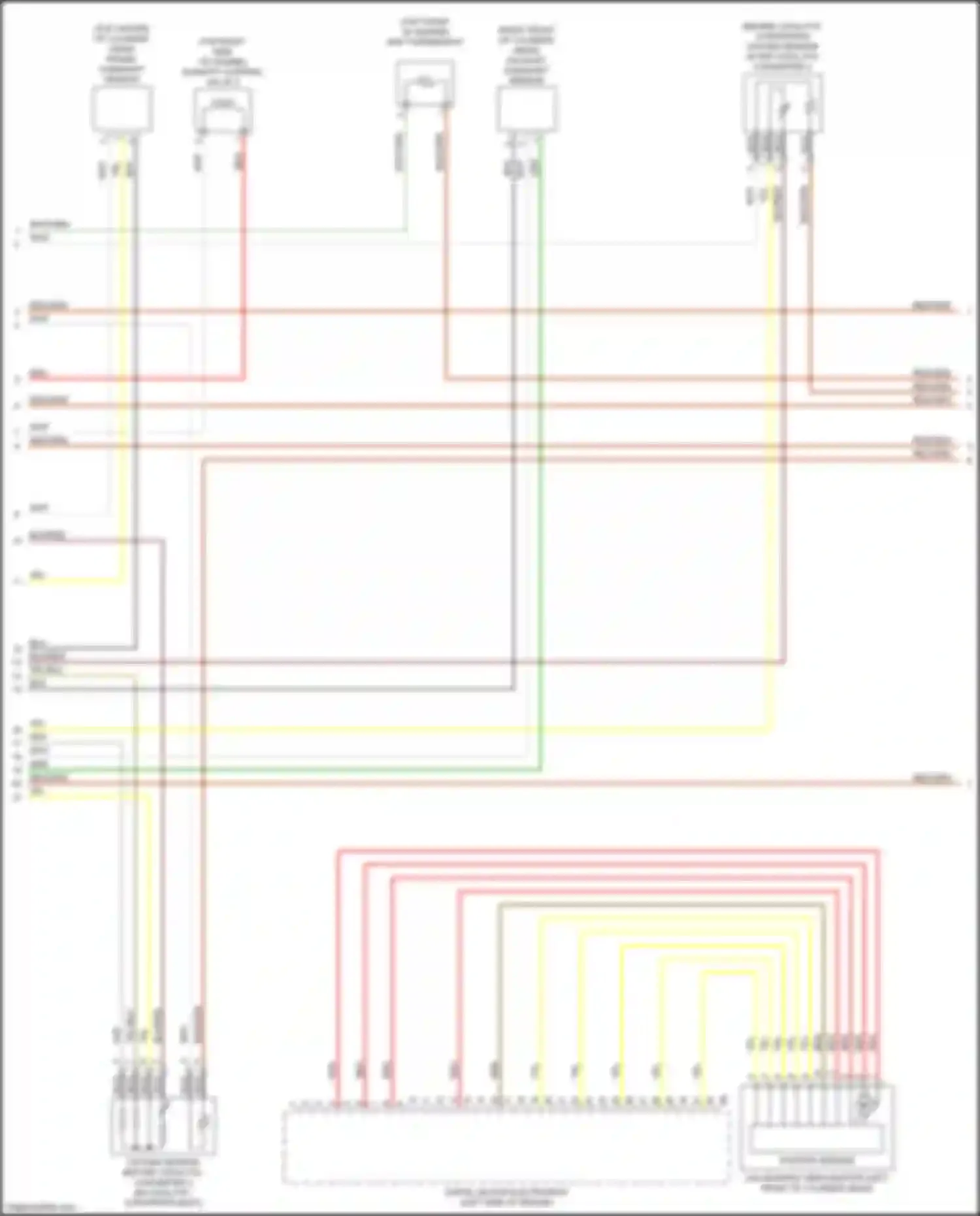 X4 M BMW F98 facelift (2021-2024): Wiring diagram engine performance 3.0l turbo (2 of 7)