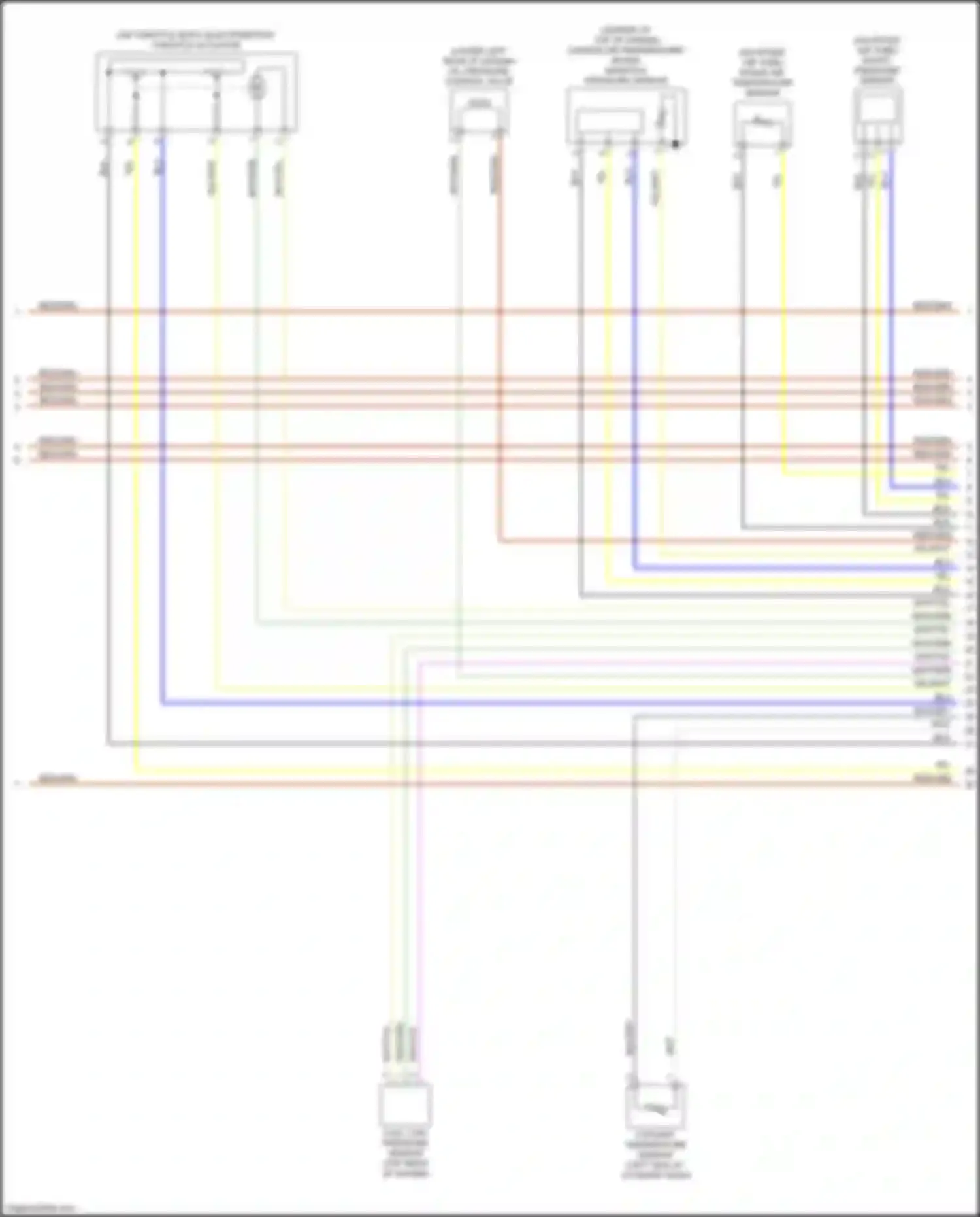 X4 M BMW F98 facelift (2021-2024): Wiring diagram engine performance 3.0l turbo (3 of 7)