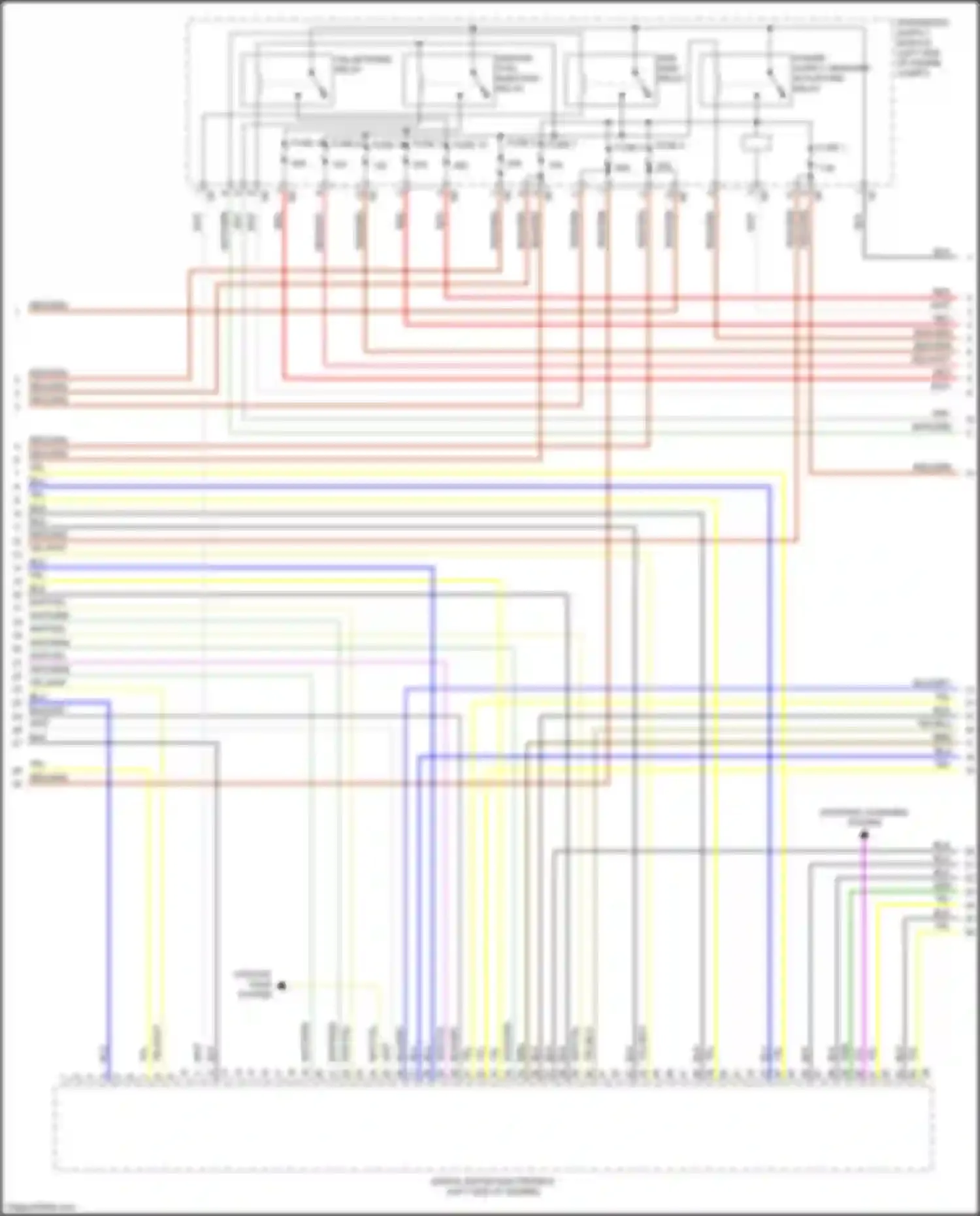 X4 M BMW F98 facelift (2021-2024): Wiring diagram engine performance 3.0l turbo (4 of 7)