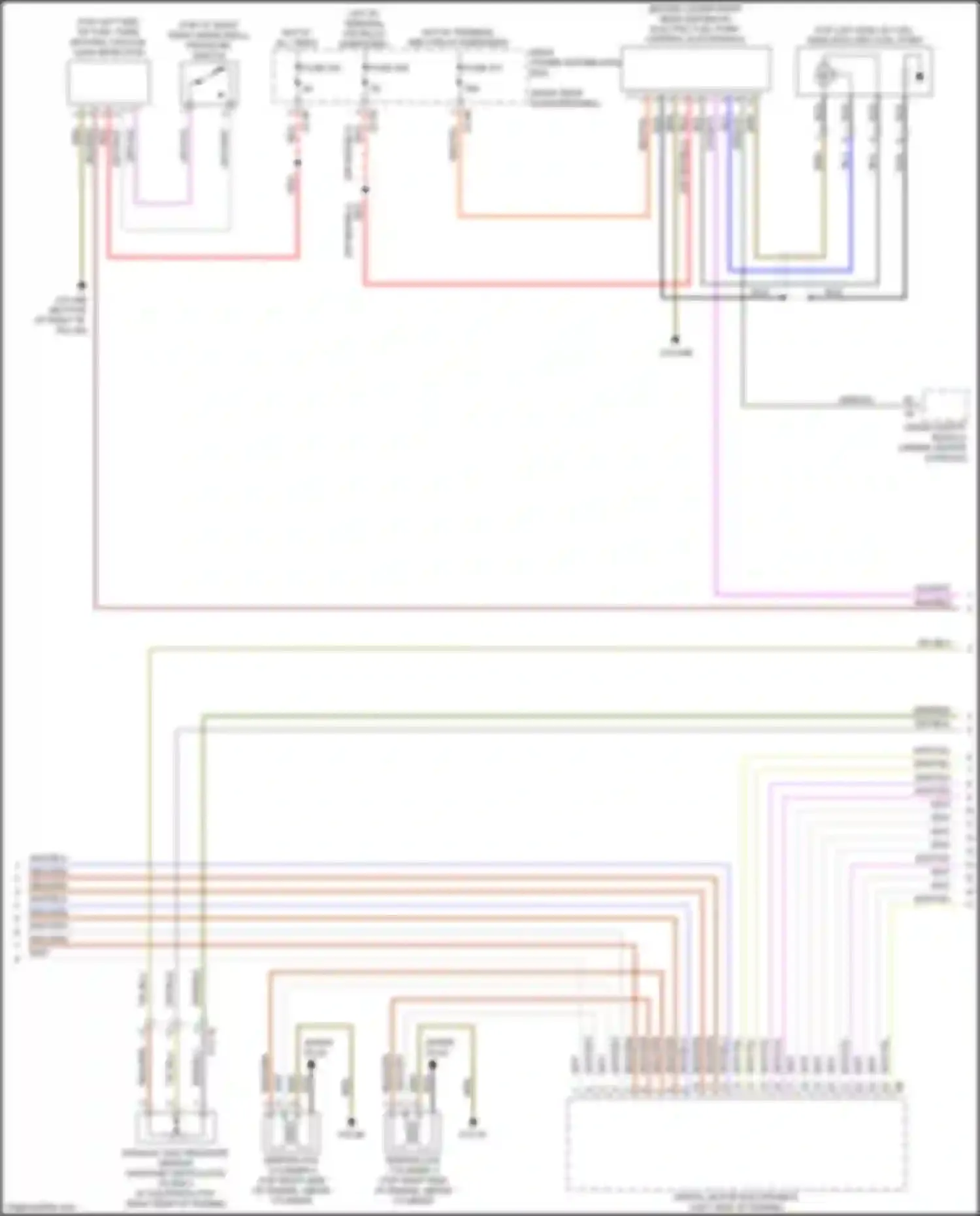 X4 M BMW F98 facelift (2021-2024): Wiring diagram engine performance 3.0l turbo (6 of 7)