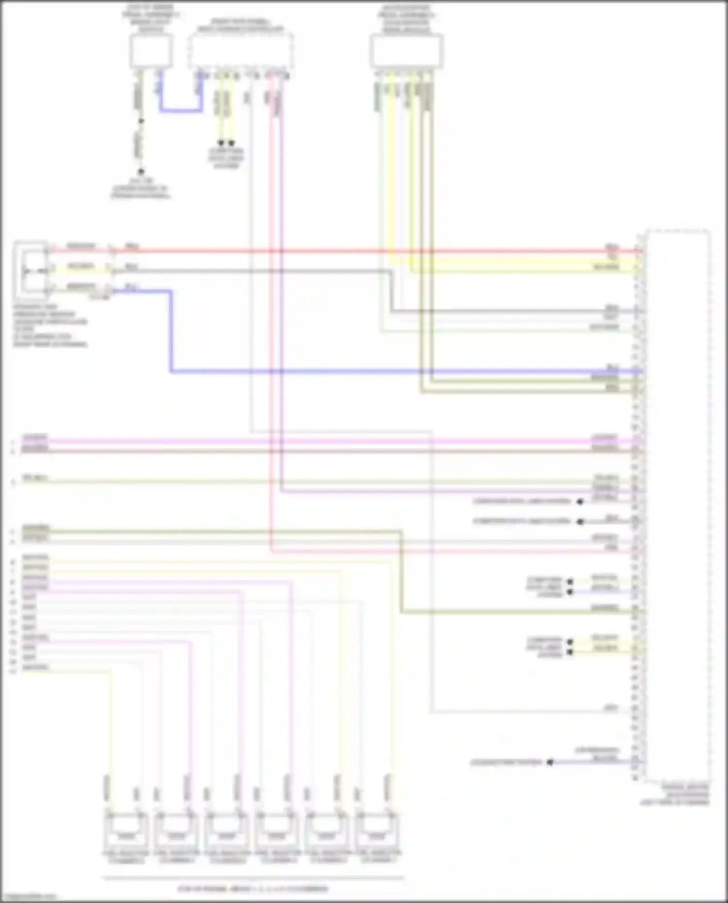 X4 M BMW F98 facelift (2021-2024): Wiring diagram engine performance 3.0l turbo (7 of 7)