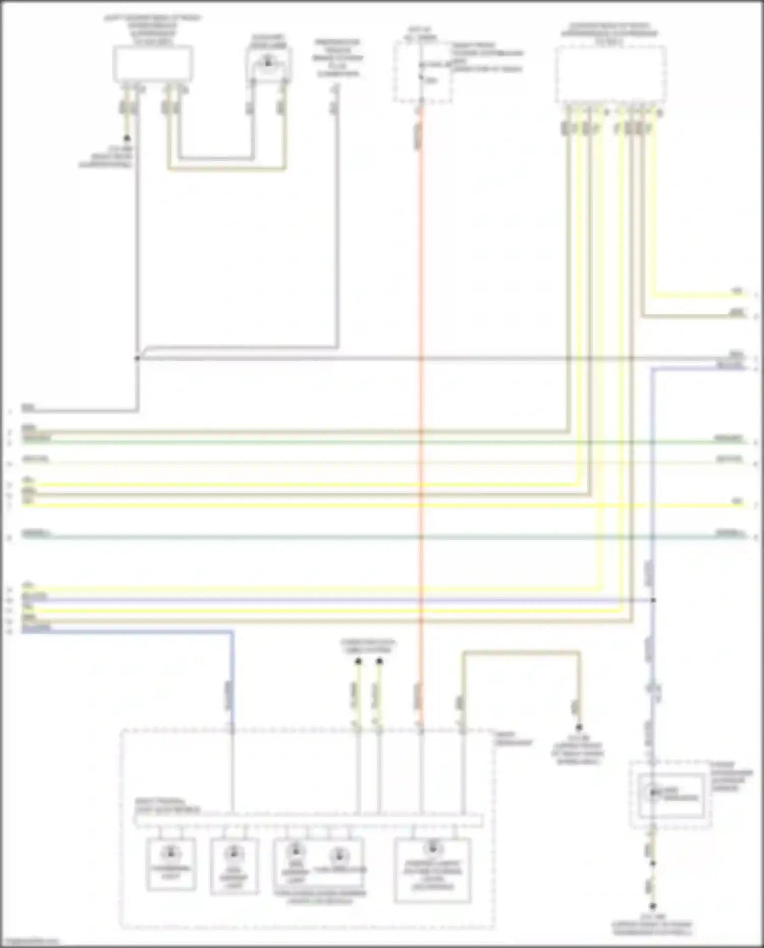 X4 M BMW F98 facelift (2021-2024): Exterior lamps circuit (3 of 4)