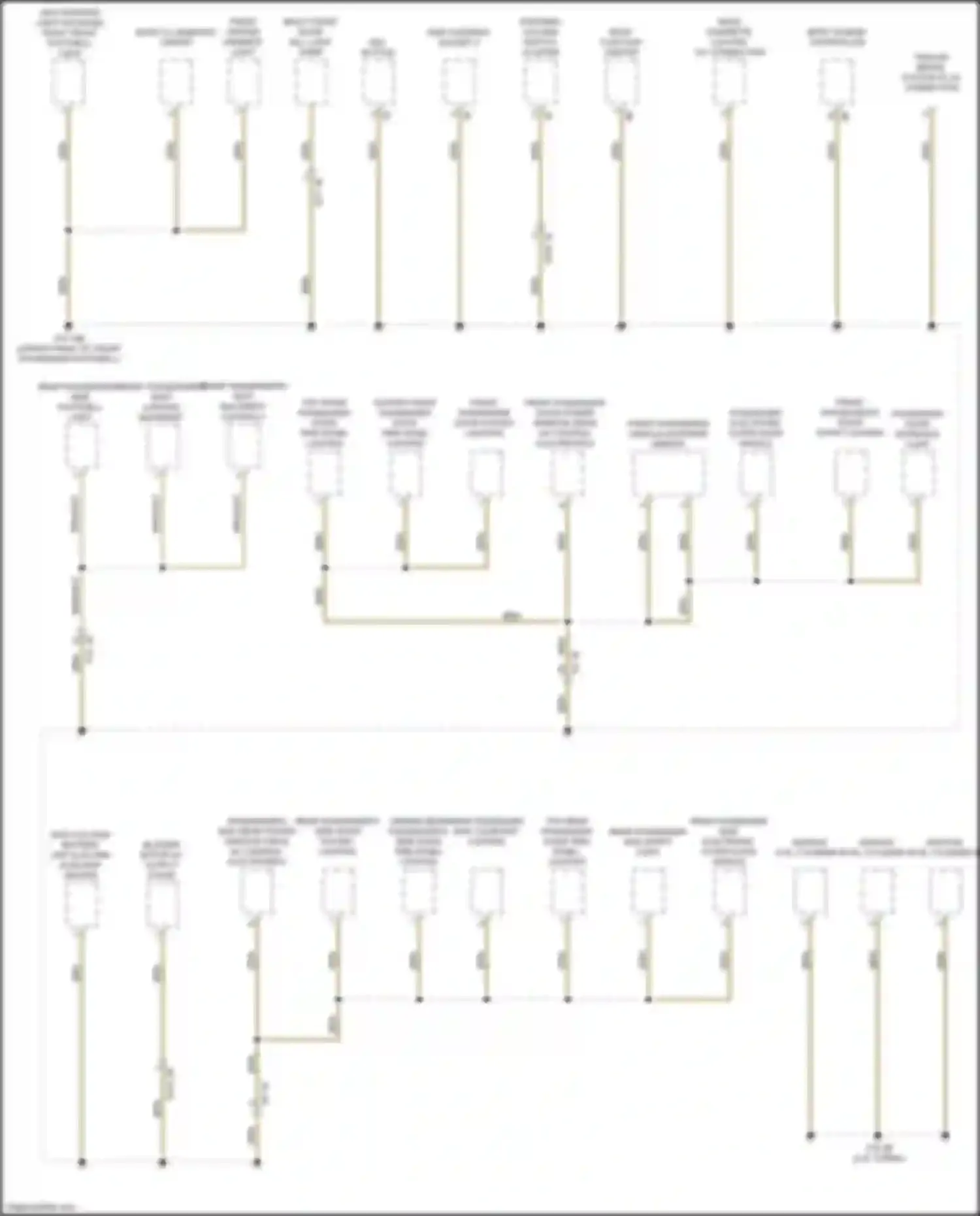 X4 M BMW F98 facelift (2021-2024): Ground distribution circuit (2 of 7)