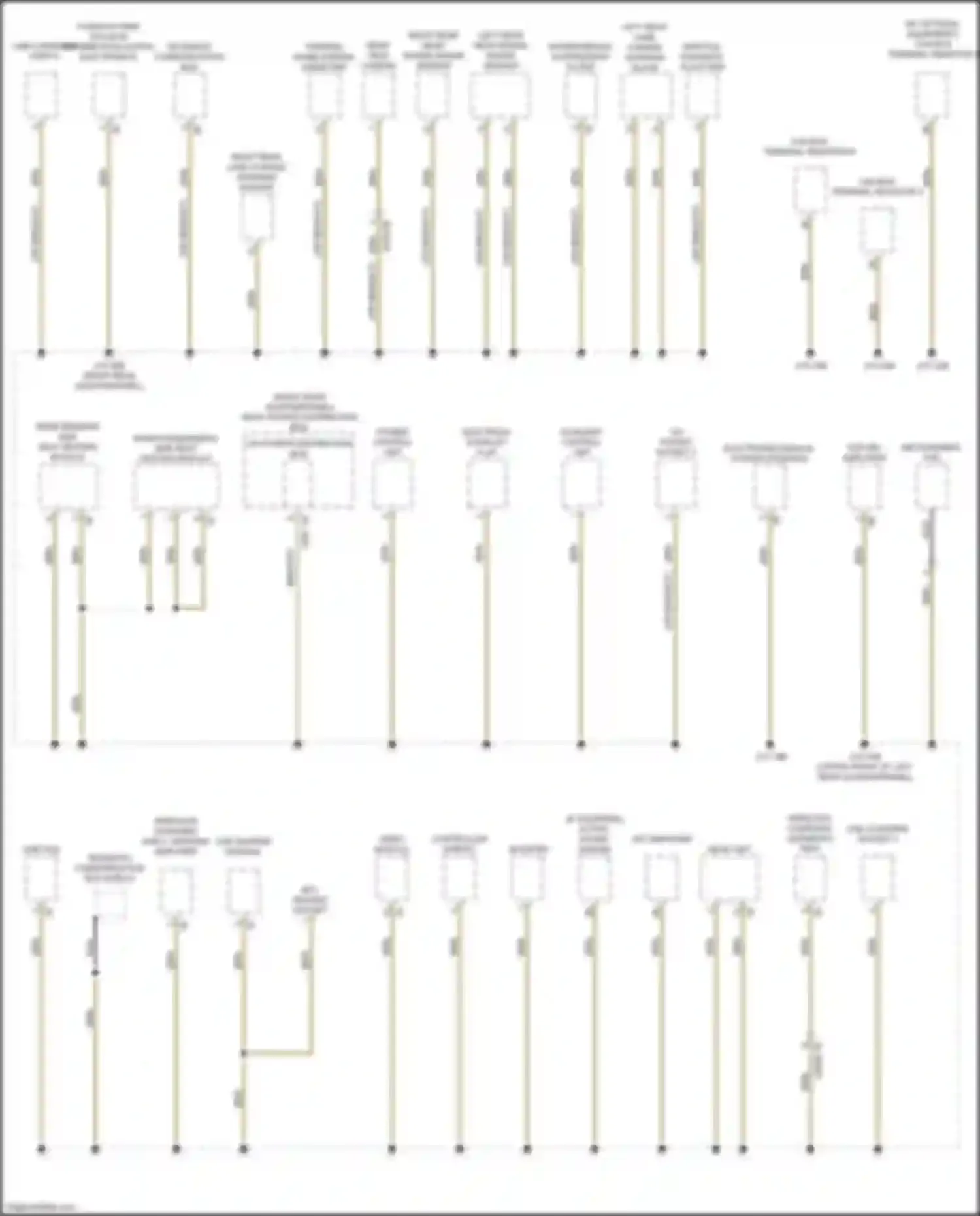 X4 M BMW F98 facelift (2021-2024): Ground distribution circuit (6 of 7)