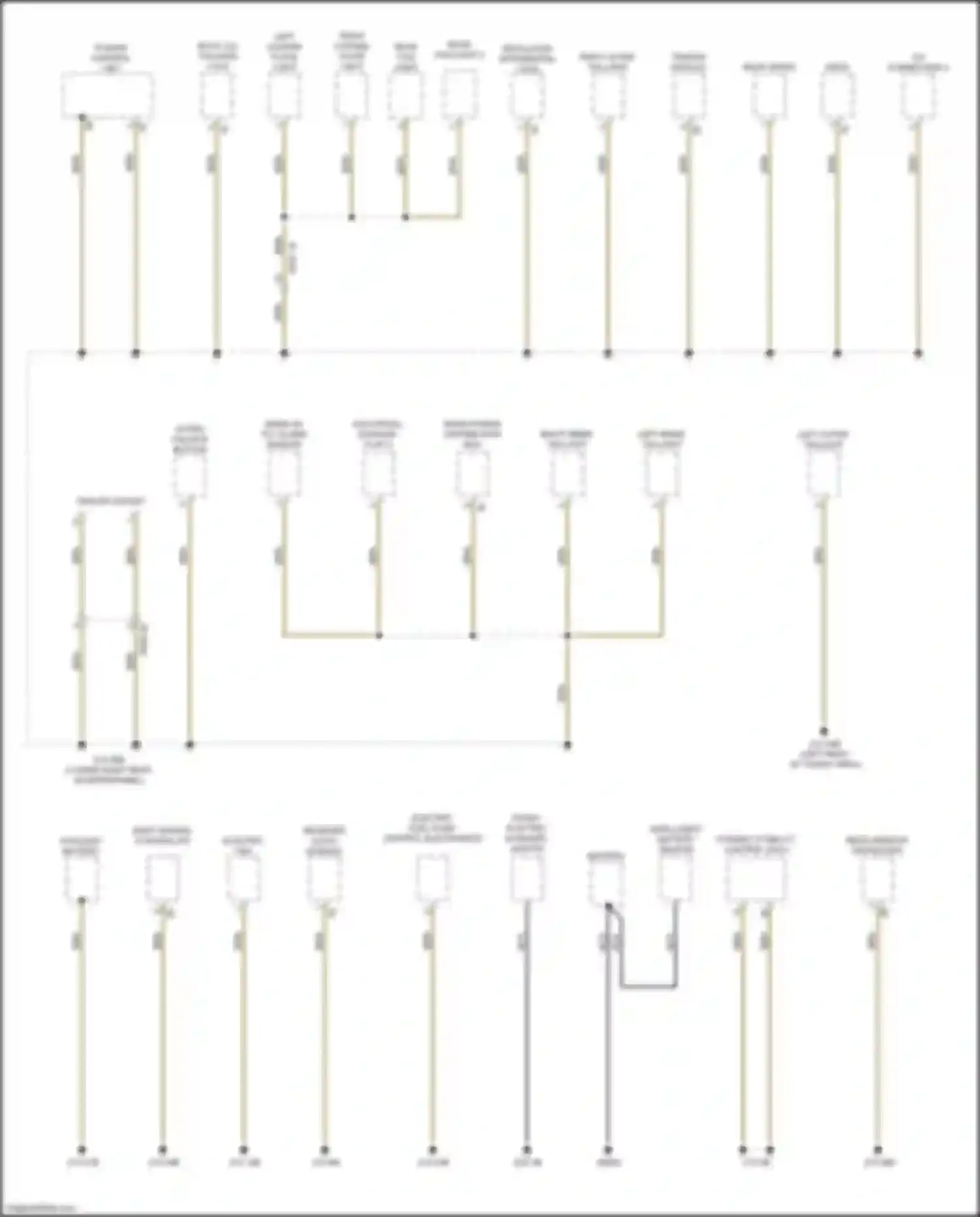 X4 M BMW F98 facelift (2021-2024): Ground distribution circuit (7 of 7)