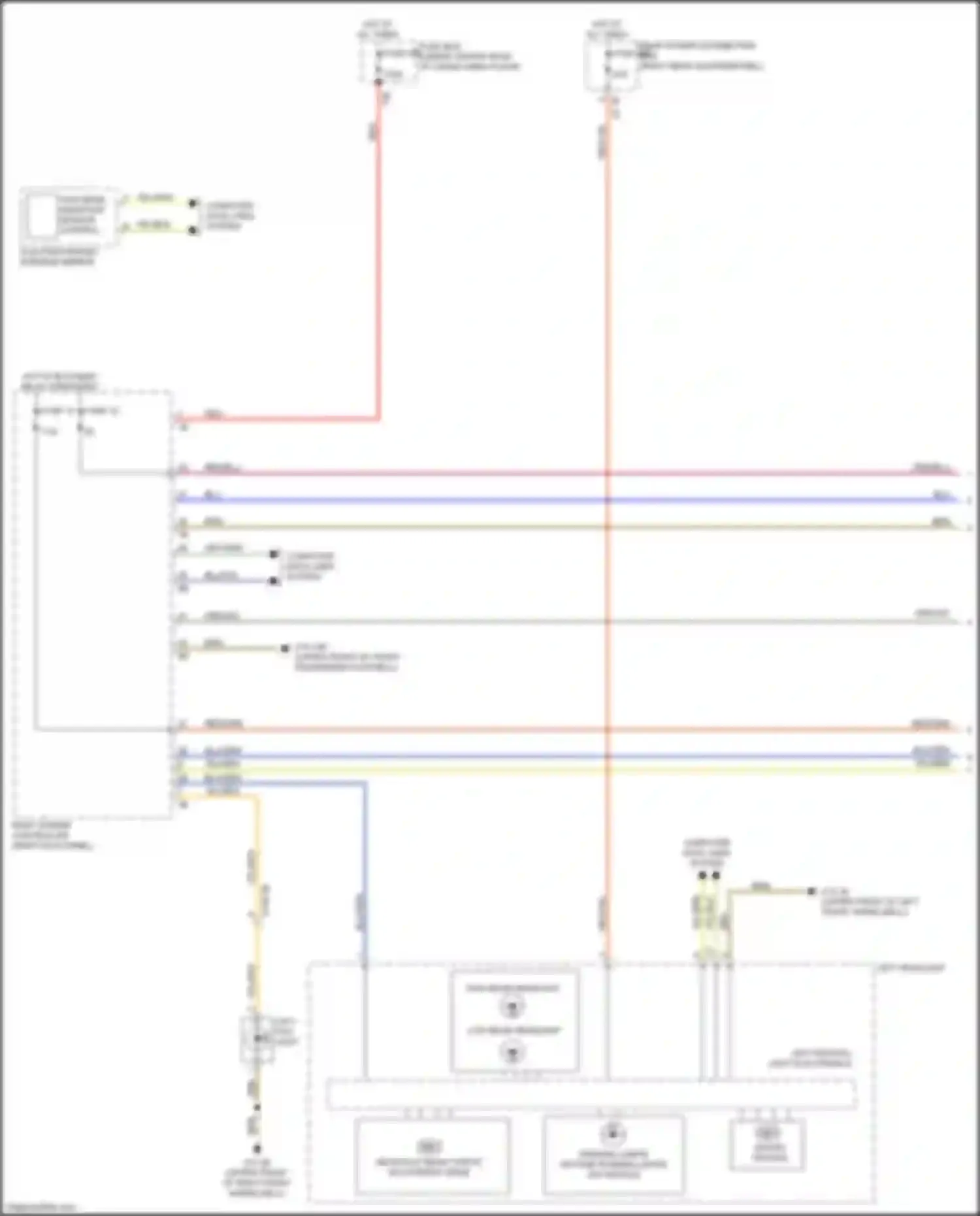 X4 M BMW F98 facelift (2021-2024): Headlights circuit (1 of 2)
