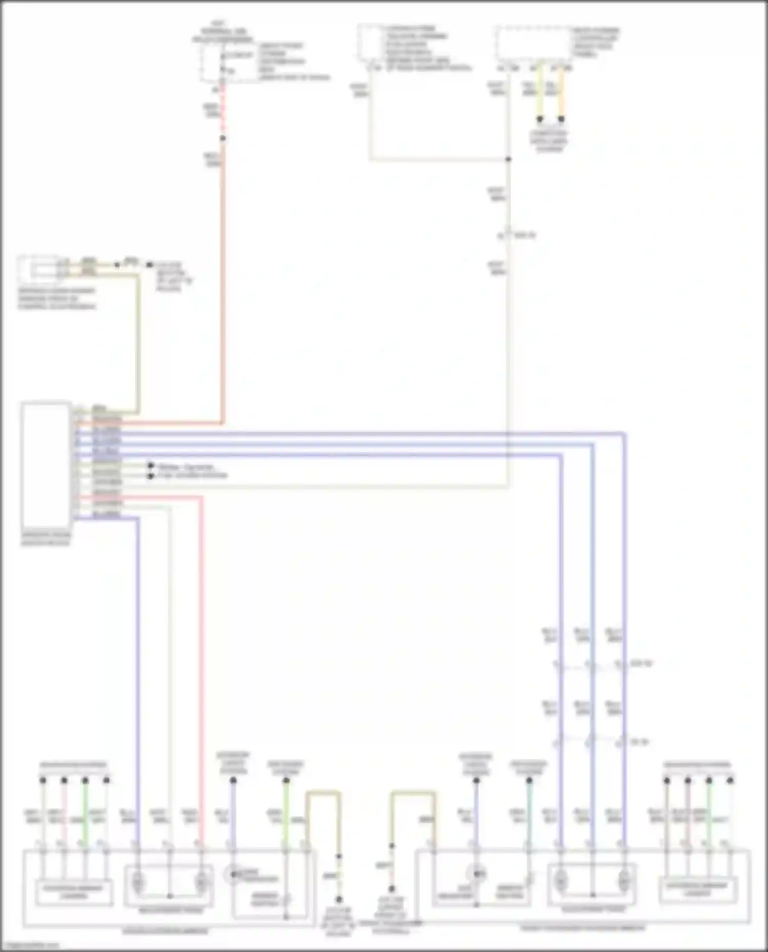 X4 M BMW F98 facelift (2021-2024): Memory mirrors circuit, w/o lin bus function