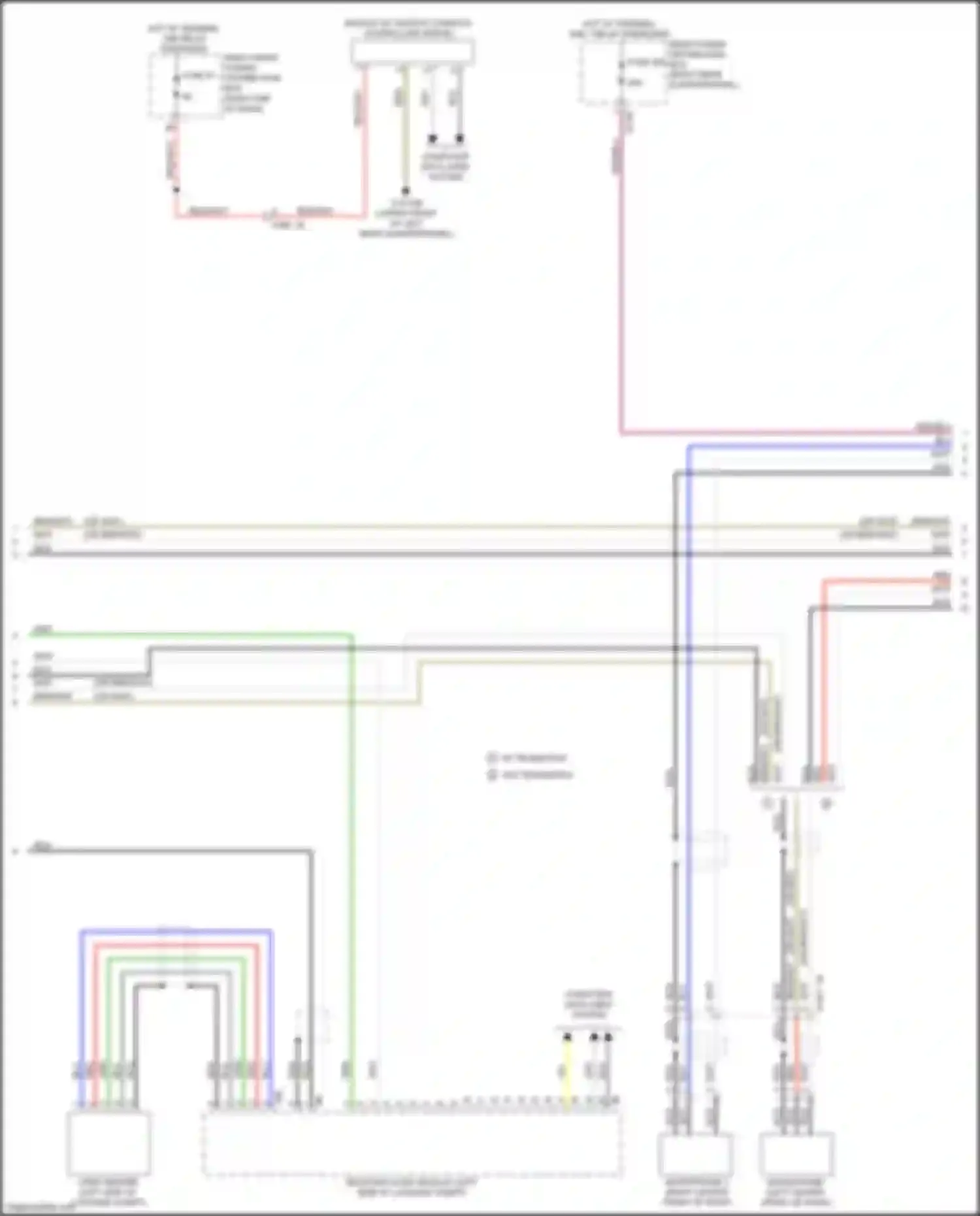 X4 M BMW F98 facelift (2021-2024): Navigation circuit, base w/ receiver audio module (2 of 3)