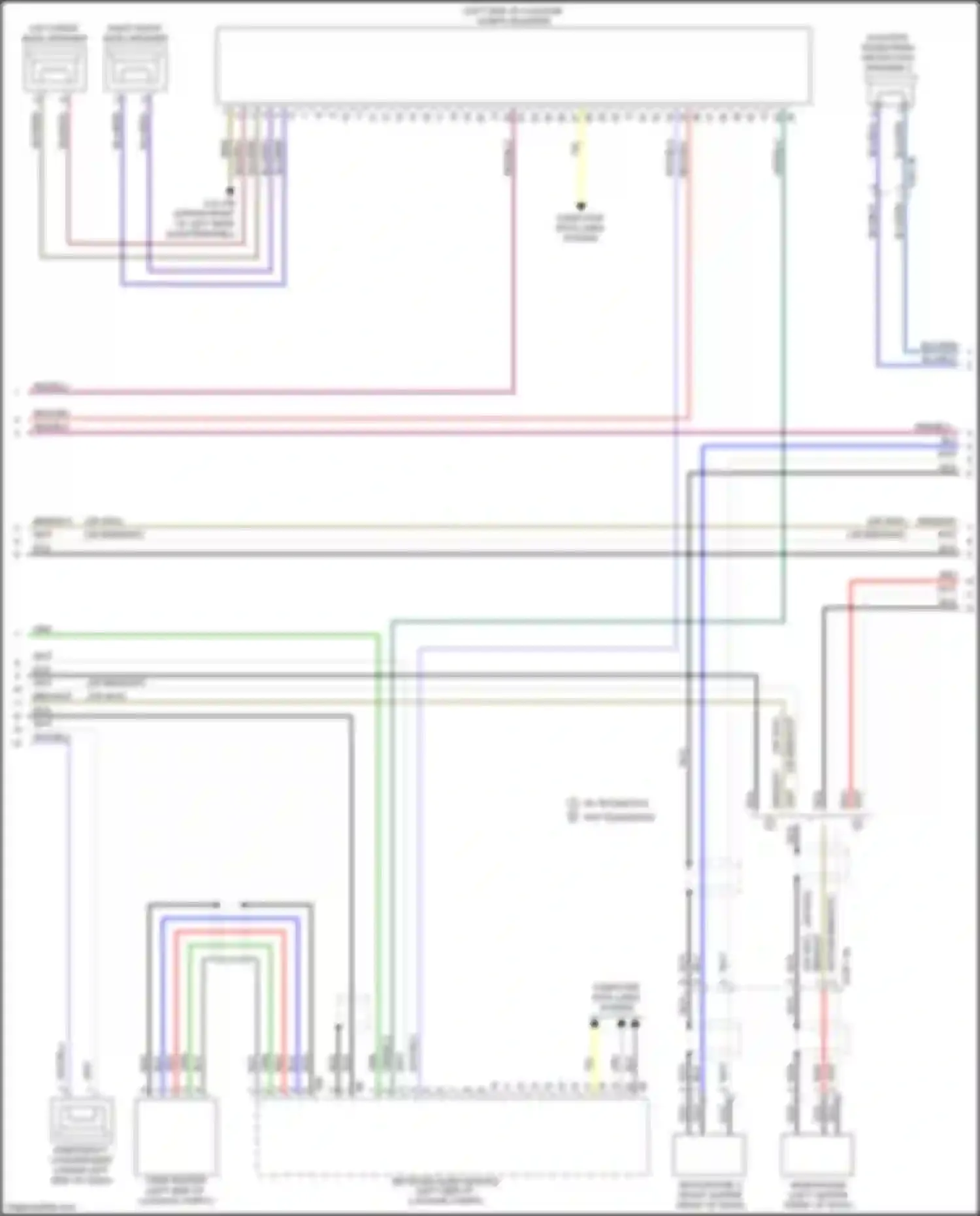 X4 M BMW F98 facelift (2021-2024): Navigation circuit, high level w/ receiver audio module (2 of 3)