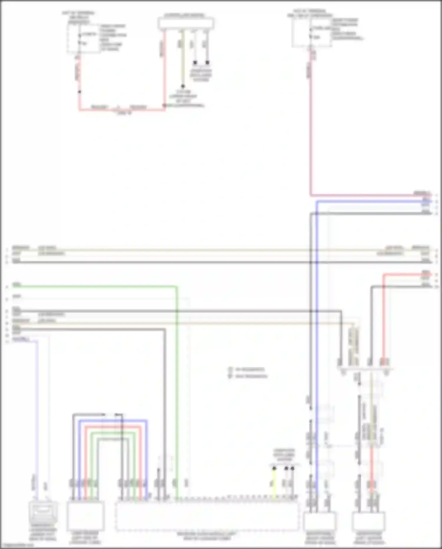X4 M BMW F98 facelift (2021-2024): Navigation circuit, mid level w/ receiver audio module (2 of 3)