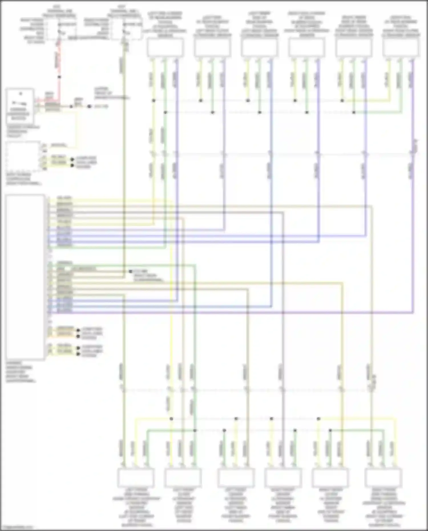 X4 M BMW F98 facelift (2021-2024): Parking assistant circuit