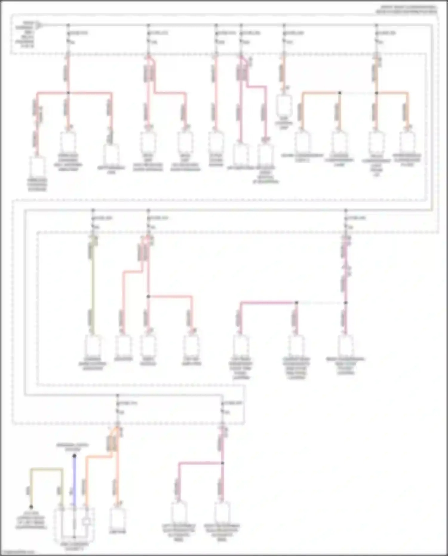 X4 M BMW F98 facelift (2021-2024): Power distribution circuit (7 of 8)