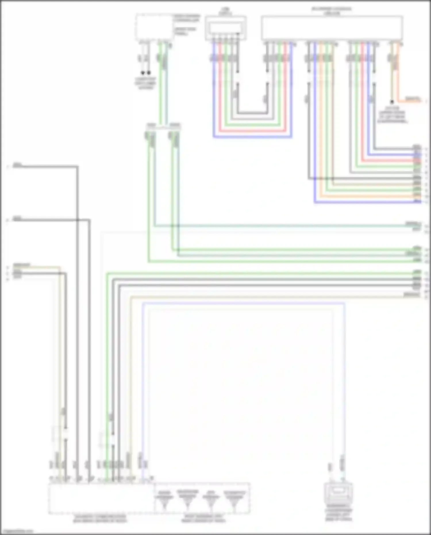 X4 M BMW F98 facelift (2021-2024): Base radio circuit, w/o active sound design (3 of 4)
