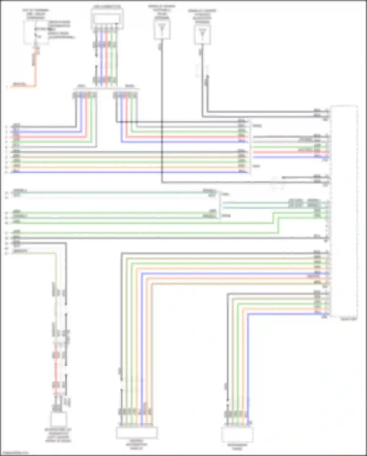 X4 M BMW F98 facelift (2021-2024): Base radio circuit, w/o active sound design (4 of 4)