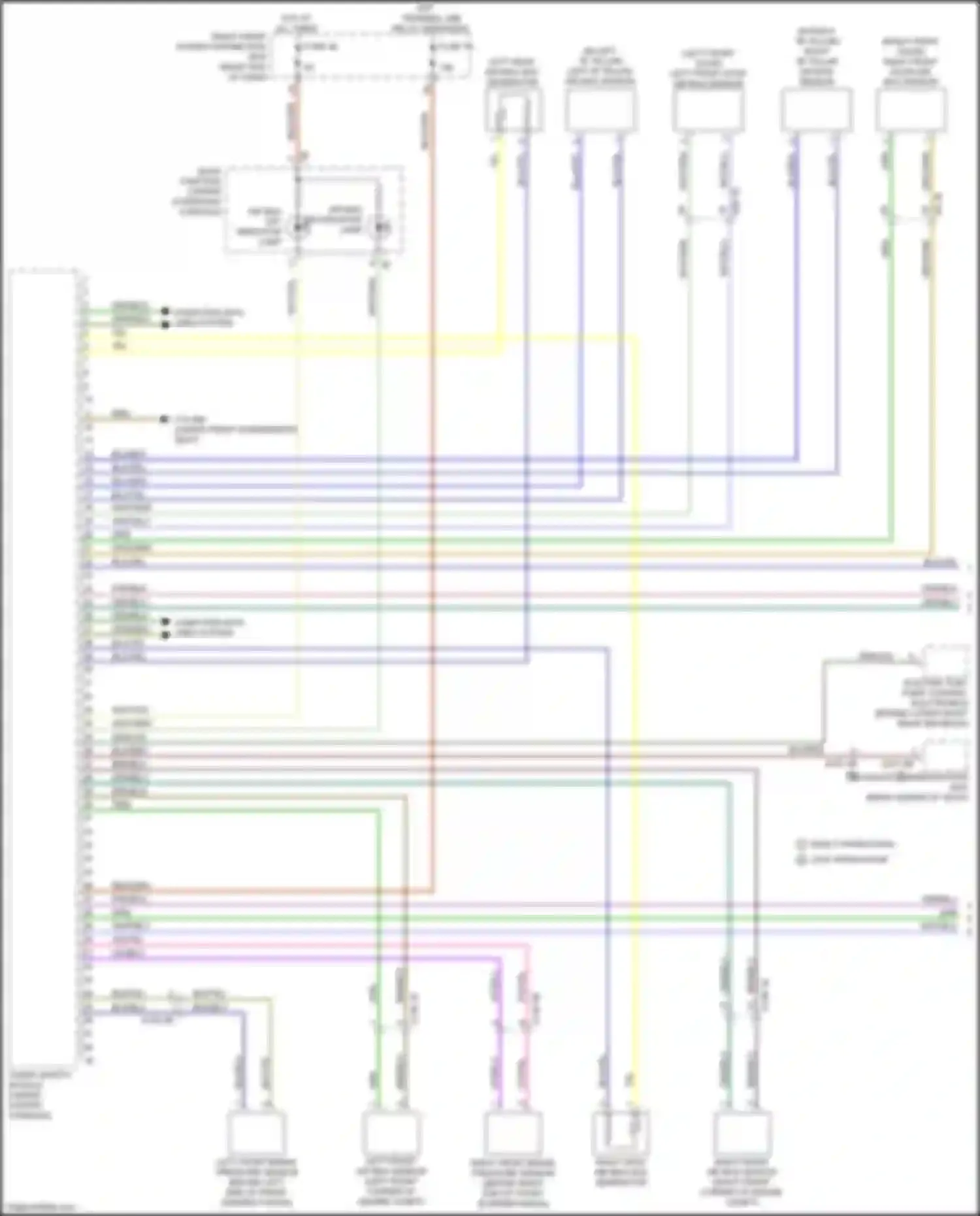 X4 M BMW F98 facelift (2021-2024): Supplemental restraints circuit (1 of 4)